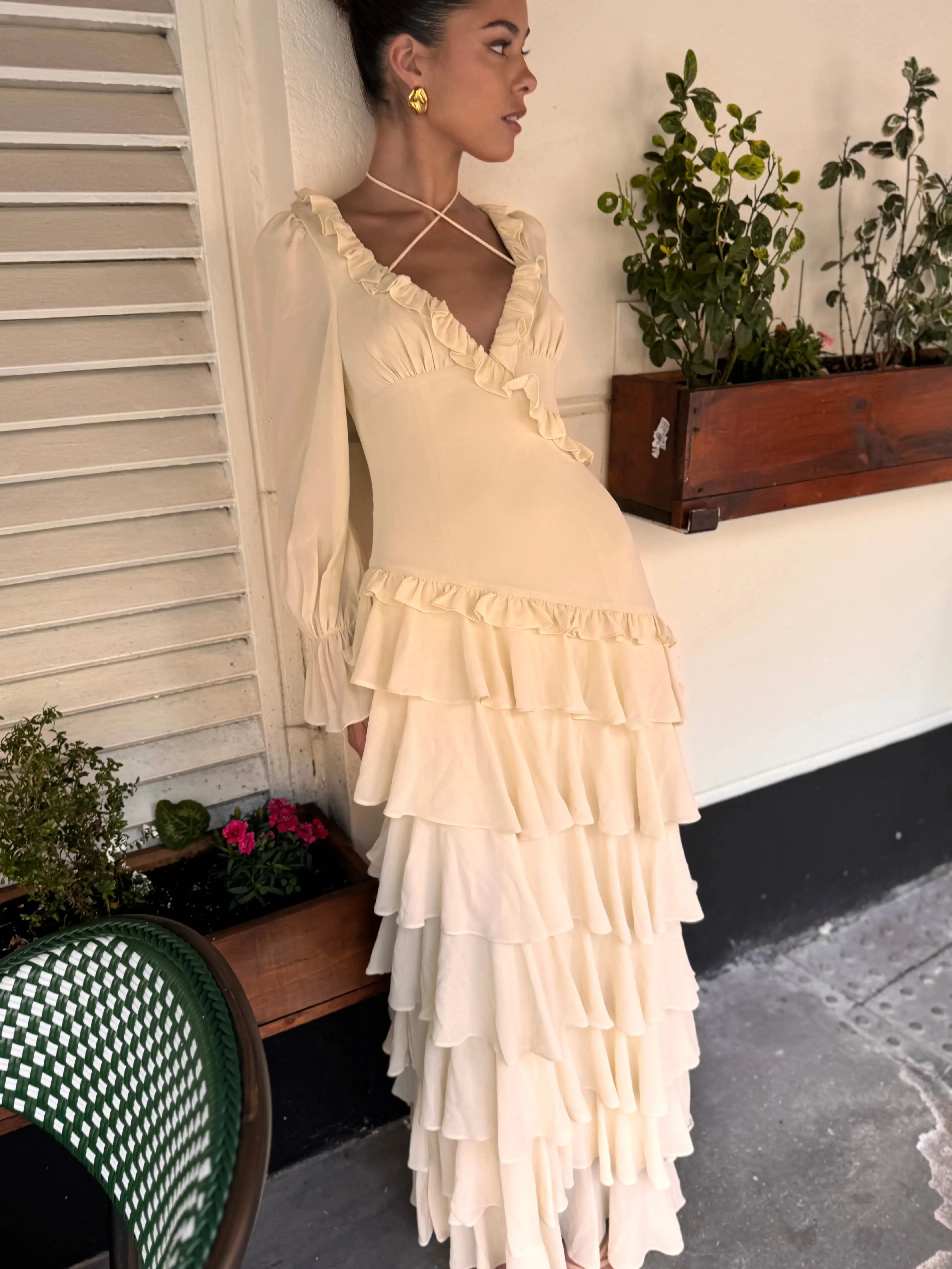 ALB RUFFLE DRESS - Image 4