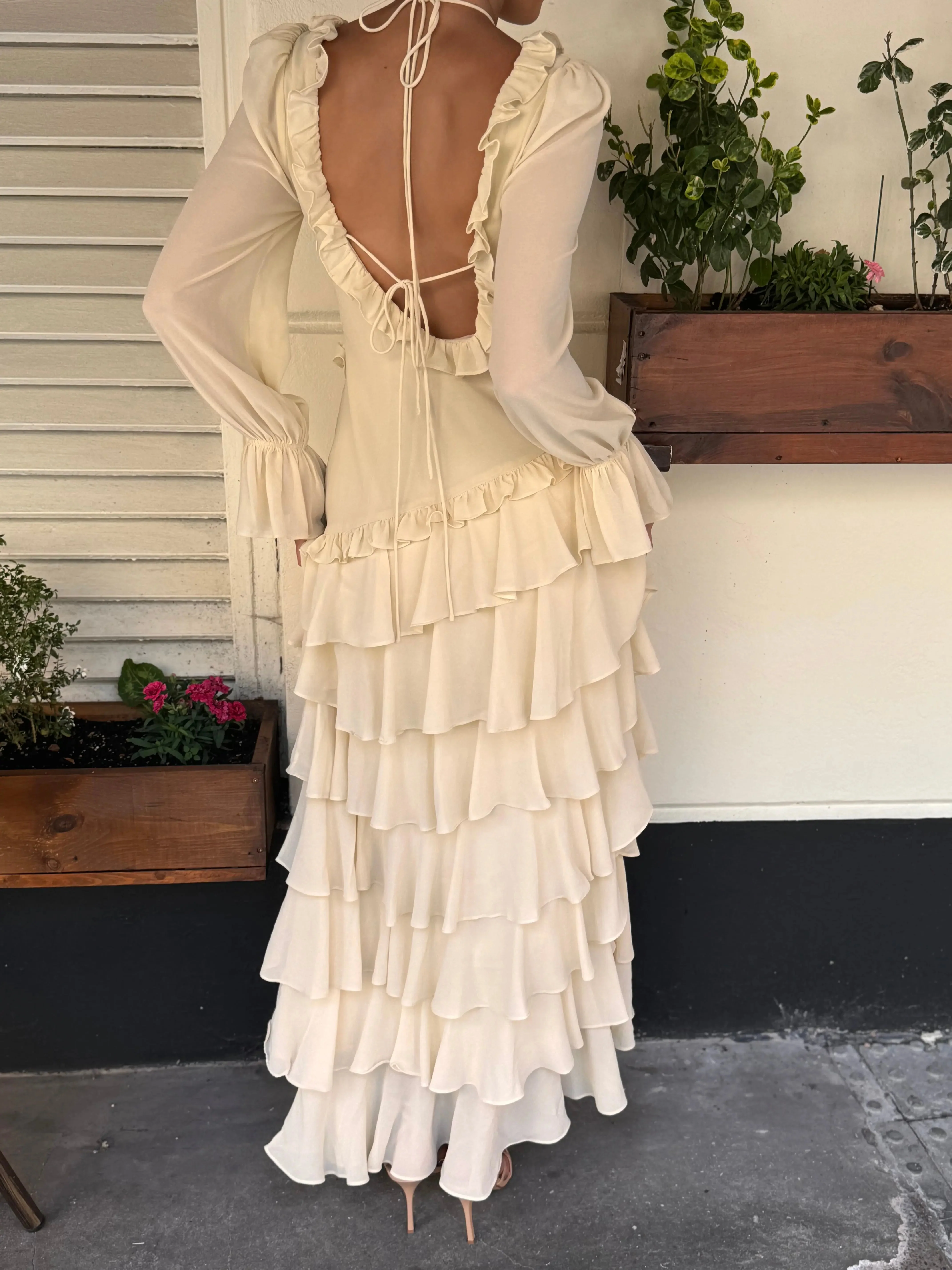 ALB RUFFLE DRESS - Image 8
