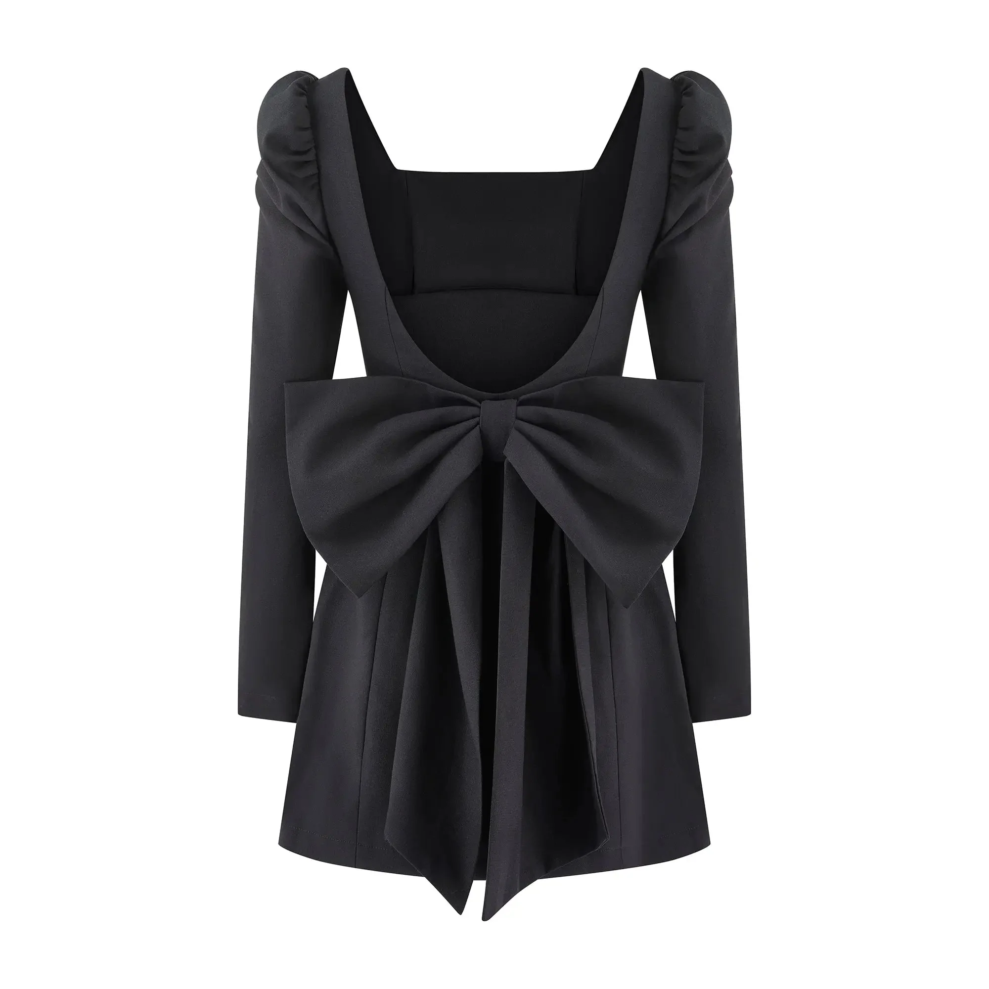 BOW DRESS BLACK — ROUGE COLLECTION - Image 18