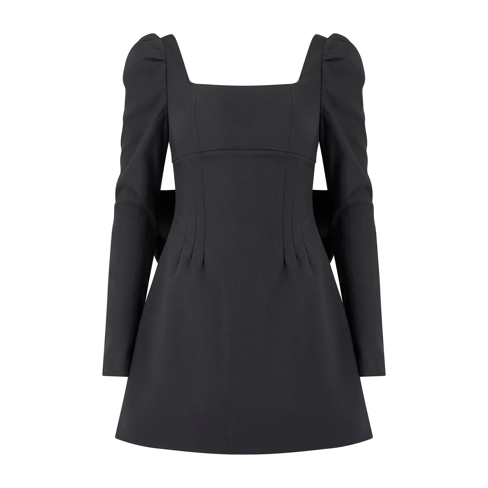 BOW DRESS BLACK — ROUGE COLLECTION - Image 19