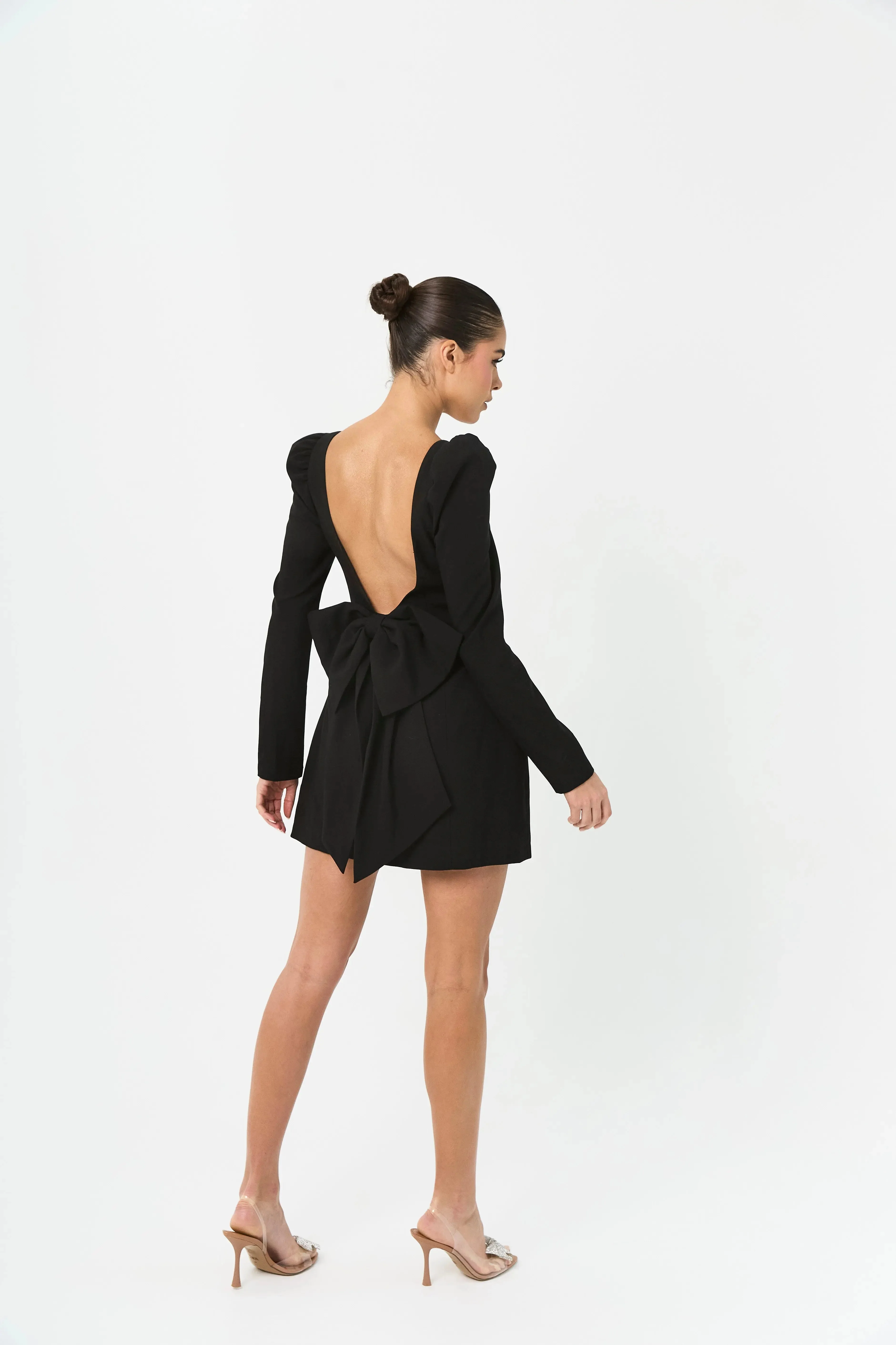 BOW DRESS BLACK — ROUGE COLLECTION - Image 5