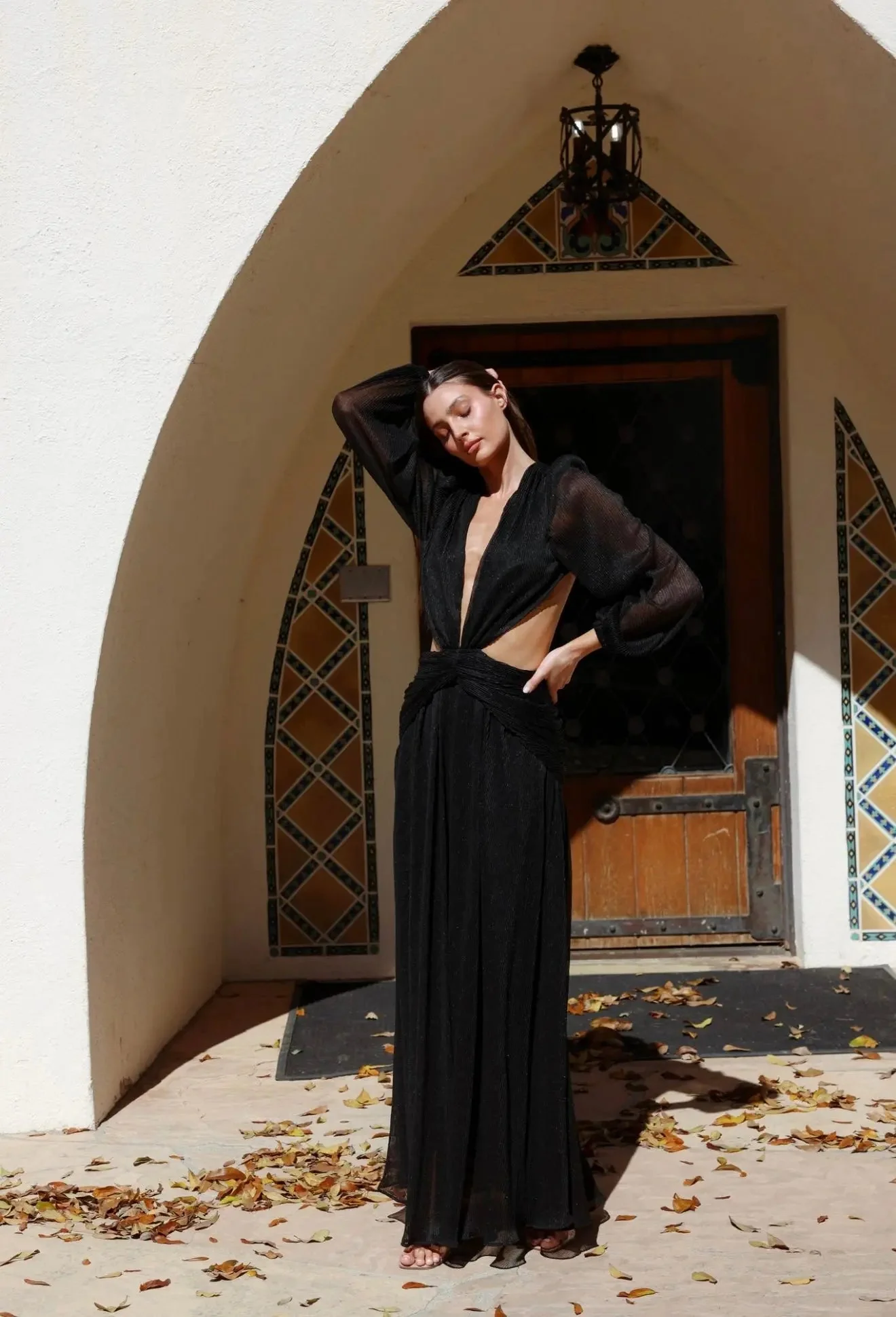 GODDESS DRESS BLACK - Image 2