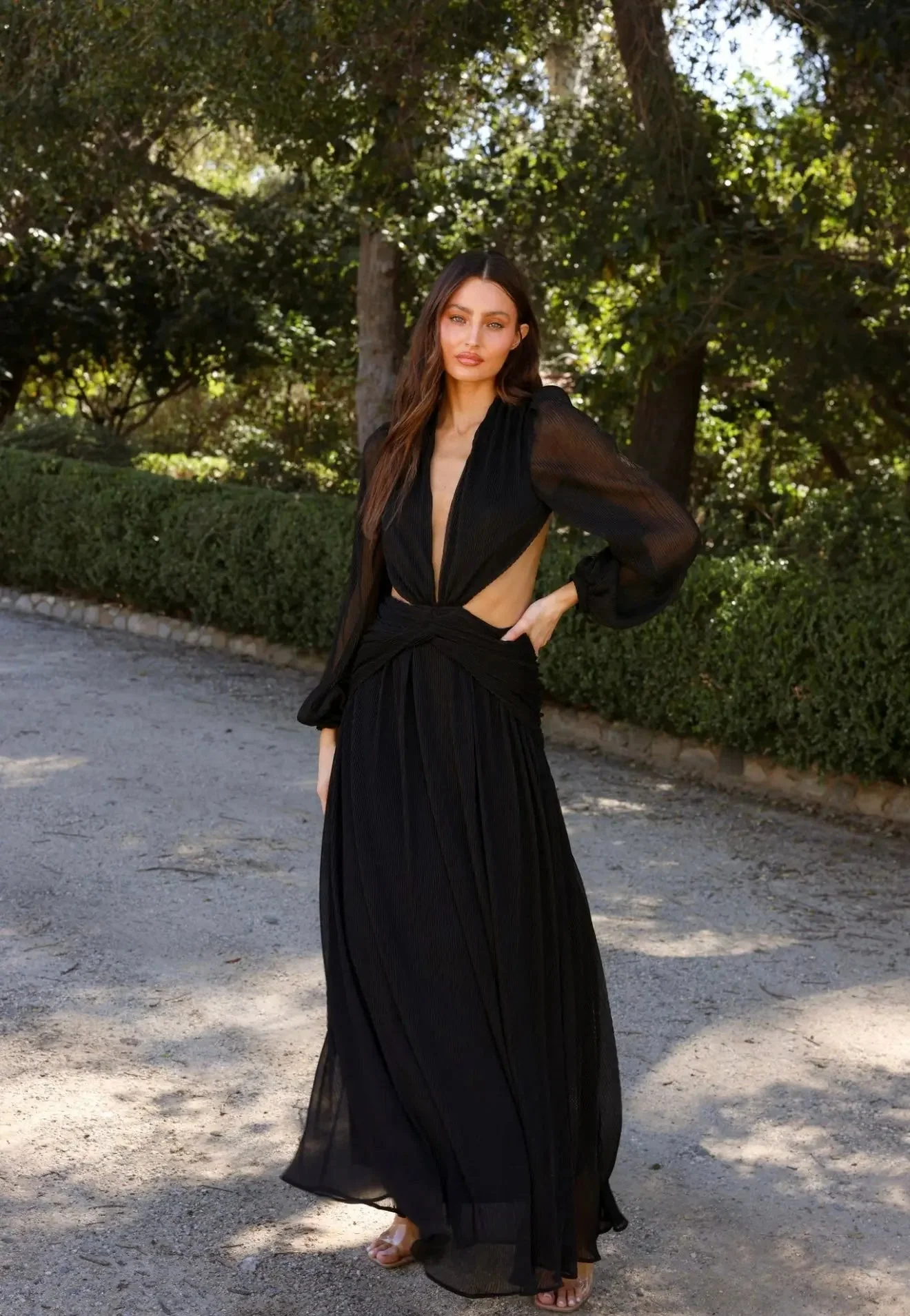 GODDESS DRESS BLACK - Image 9