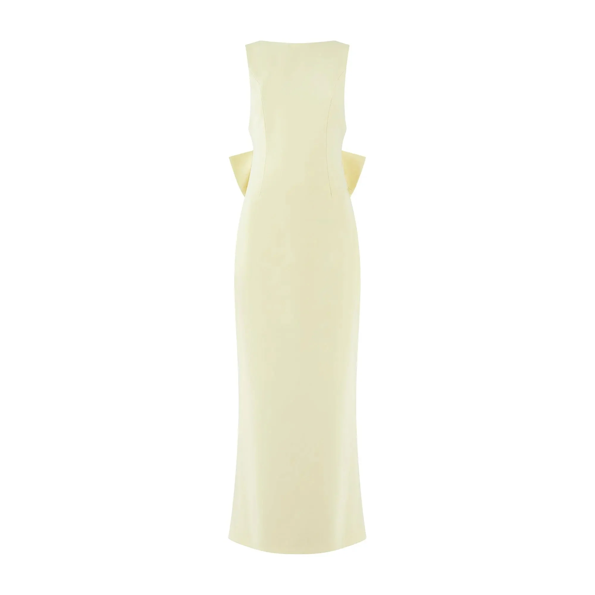 BOW MAXI DRESS BUTTERCREAM - Image 25