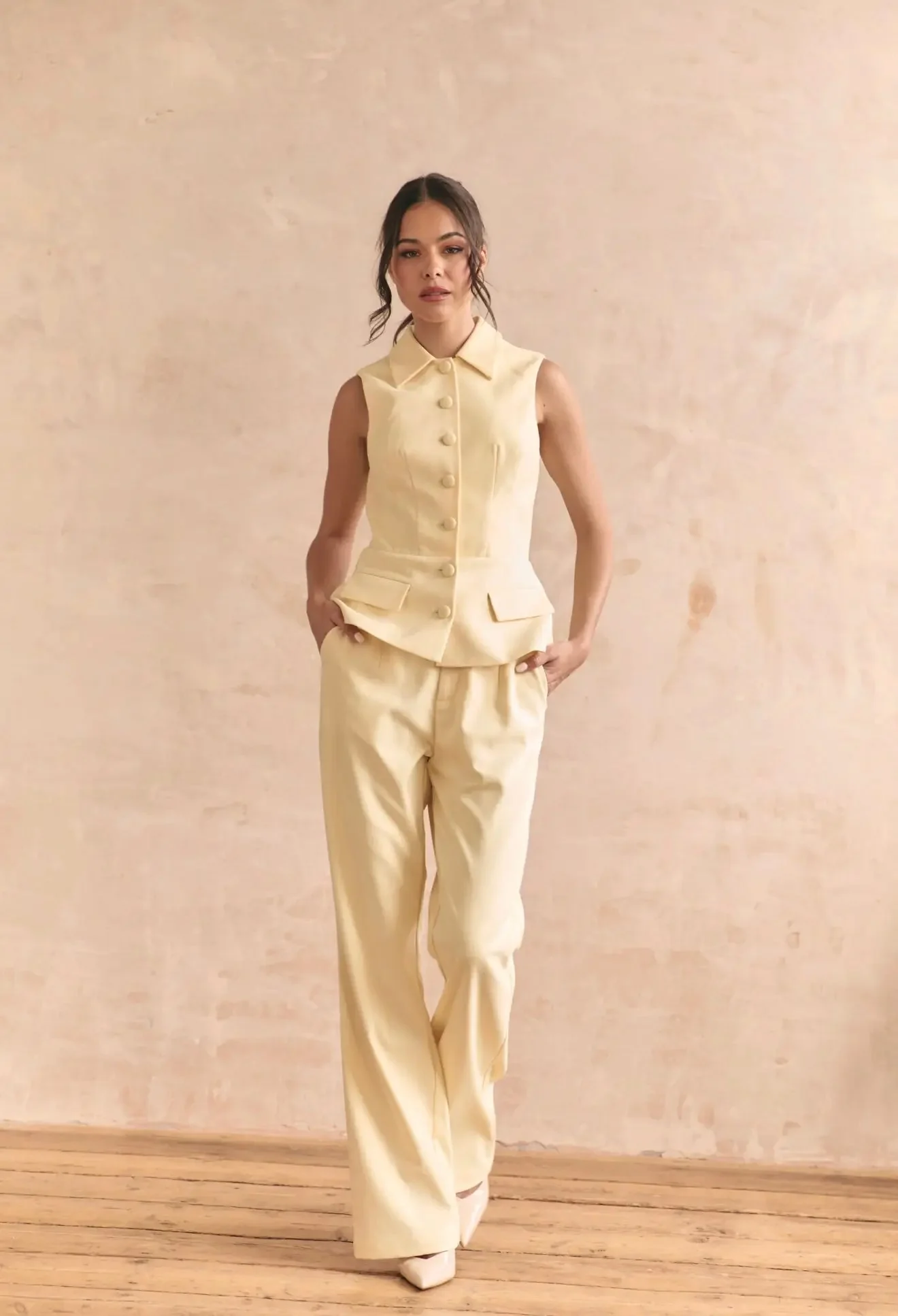PORTER TROUSERS BUTTERCREAM - Image 10