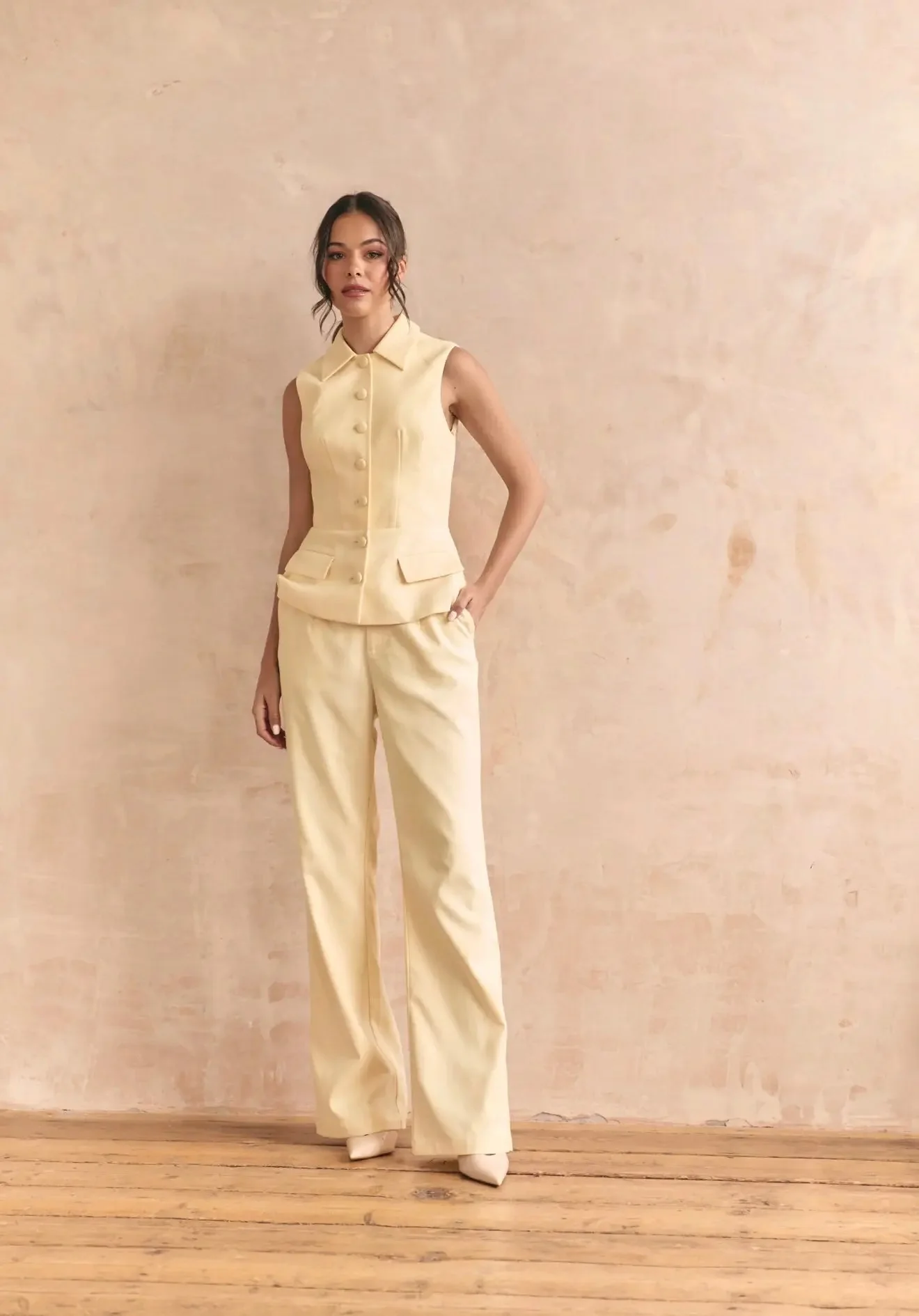 PORTER TROUSERS BUTTERCREAM - Image 11