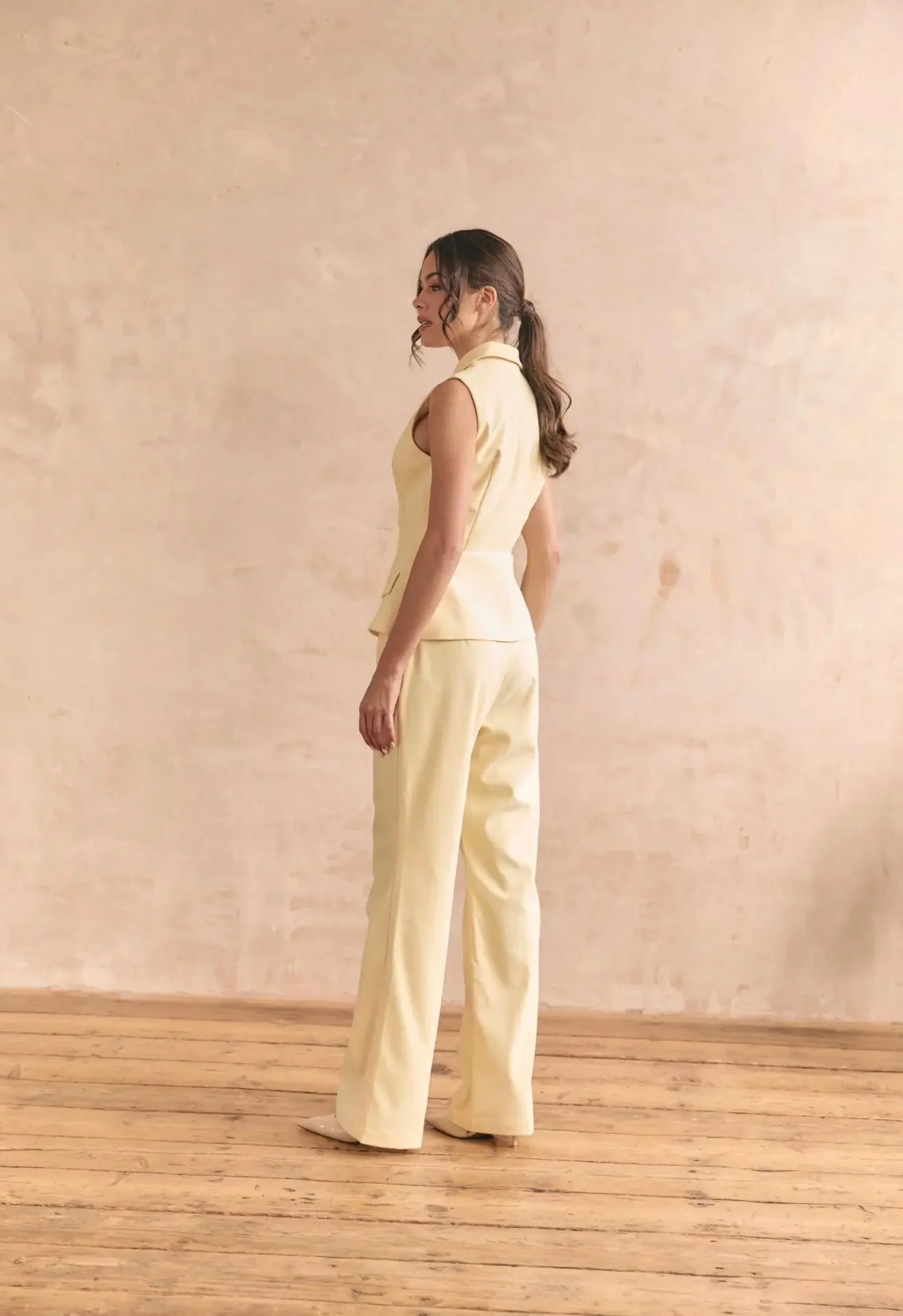 PORTER TROUSERS BUTTERCREAM - Image 12