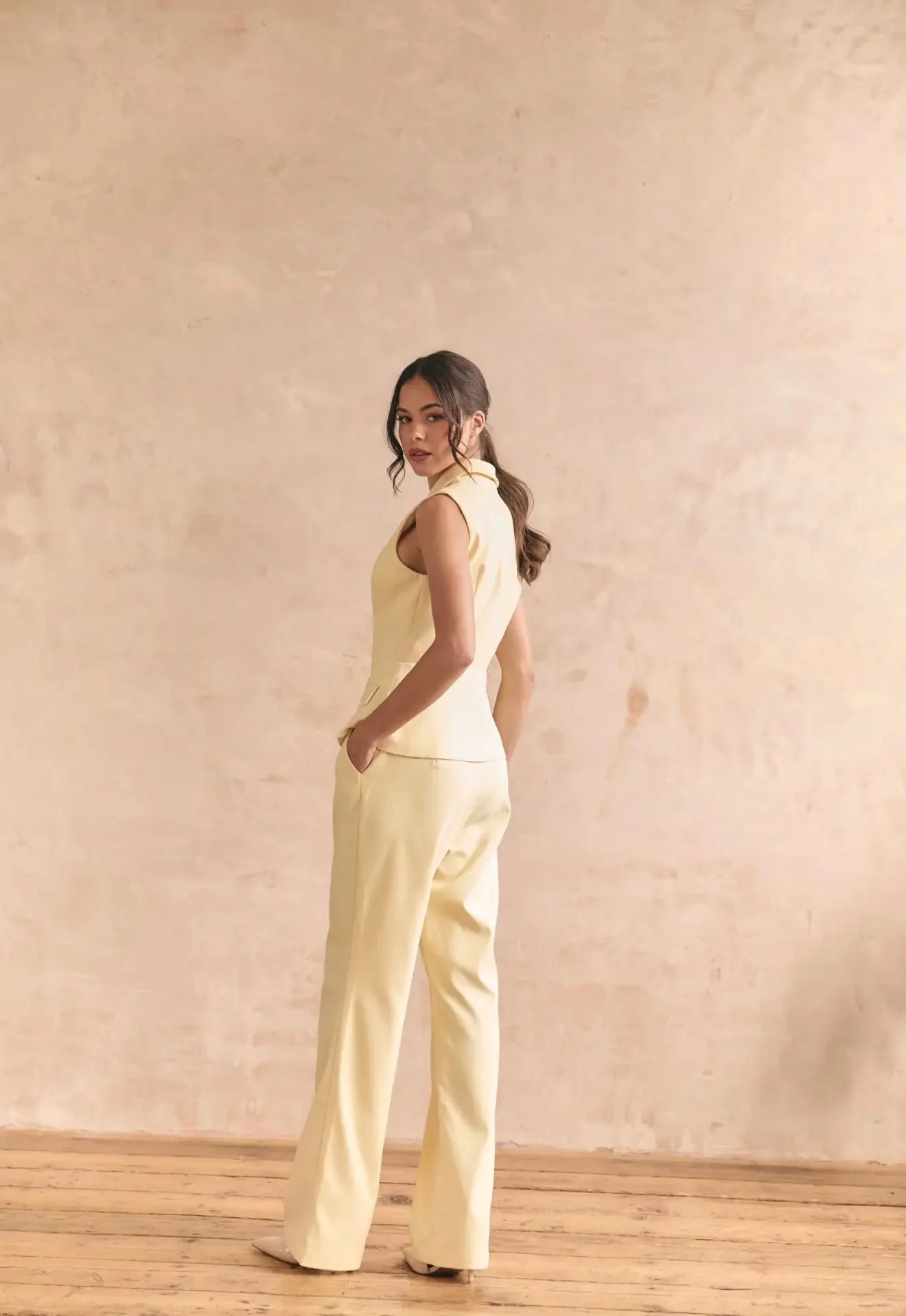 PORTER TROUSERS BUTTERCREAM - Image 4