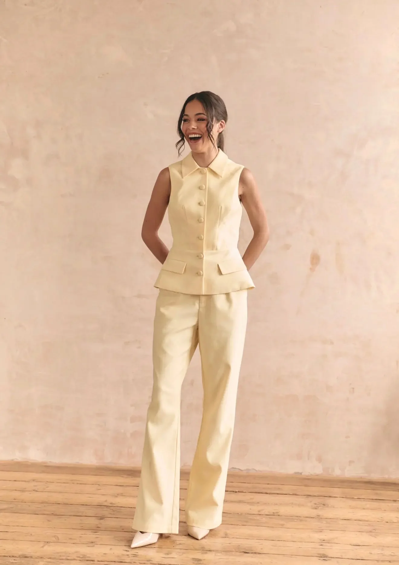 PORTER TROUSERS BUTTERCREAM - Image 5