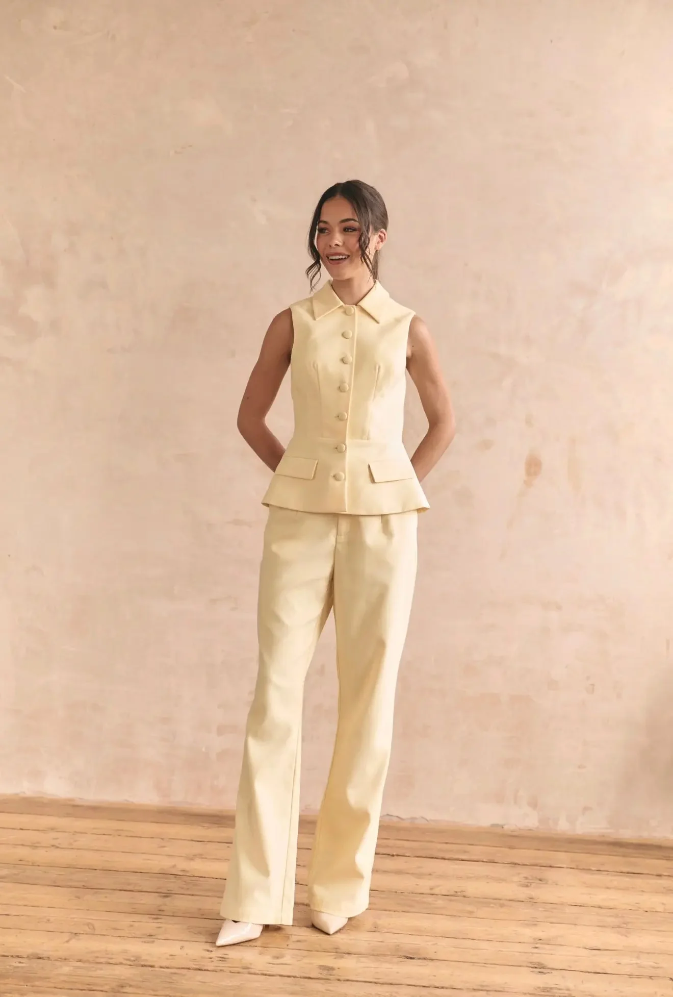 PORTER TROUSERS BUTTERCREAM - Image 6