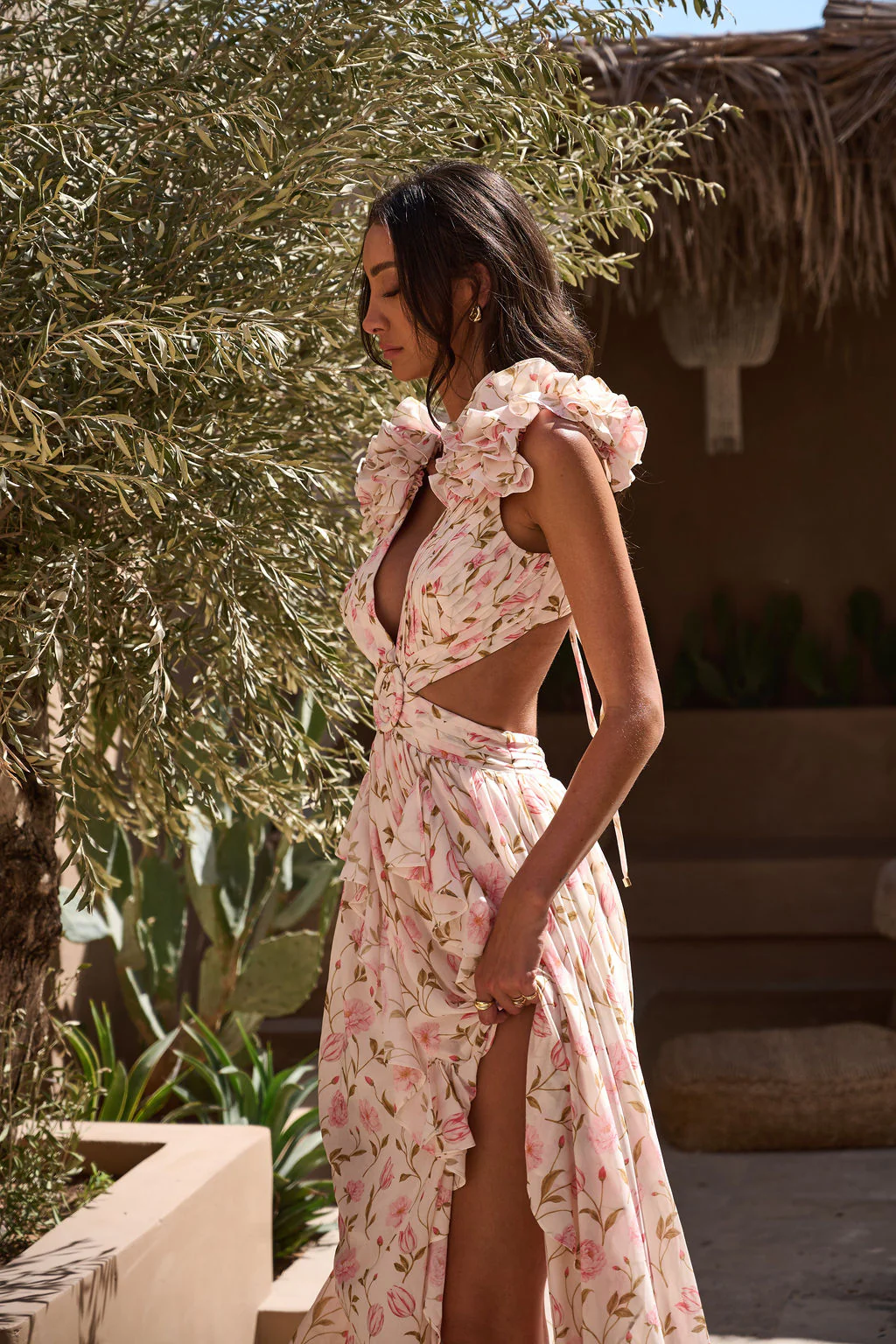 CASSINI PEONY DRESS FLORAL - Image 4