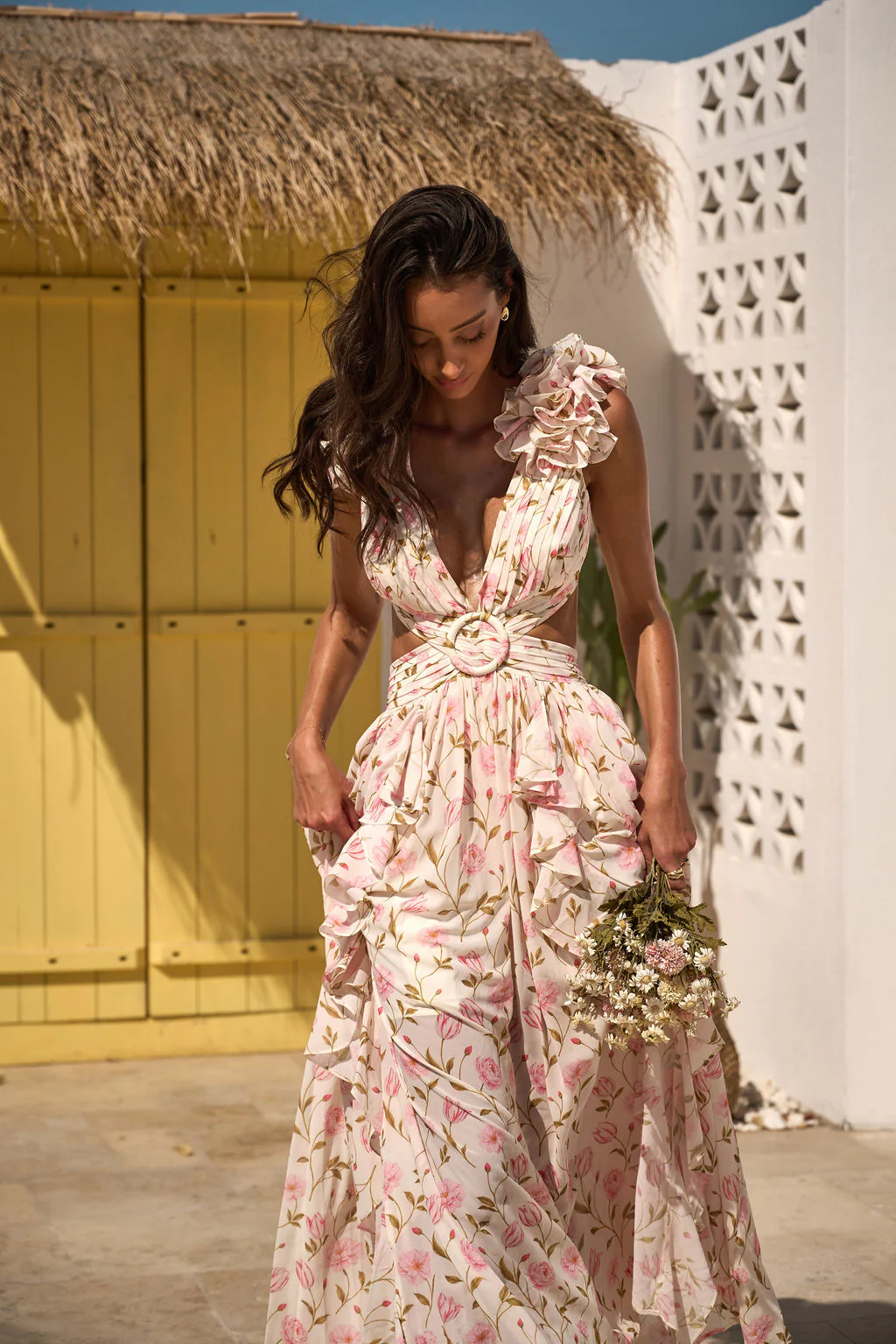 CASSINI PEONY DRESS FLORAL - Image 7