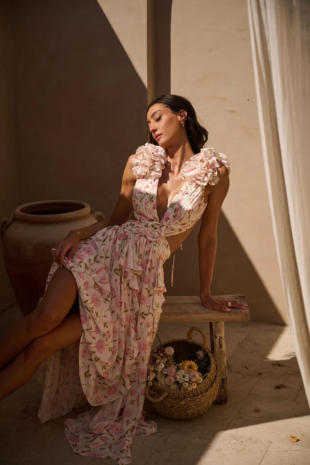 CASSINI PEONY DRESS FLORAL - Image 9