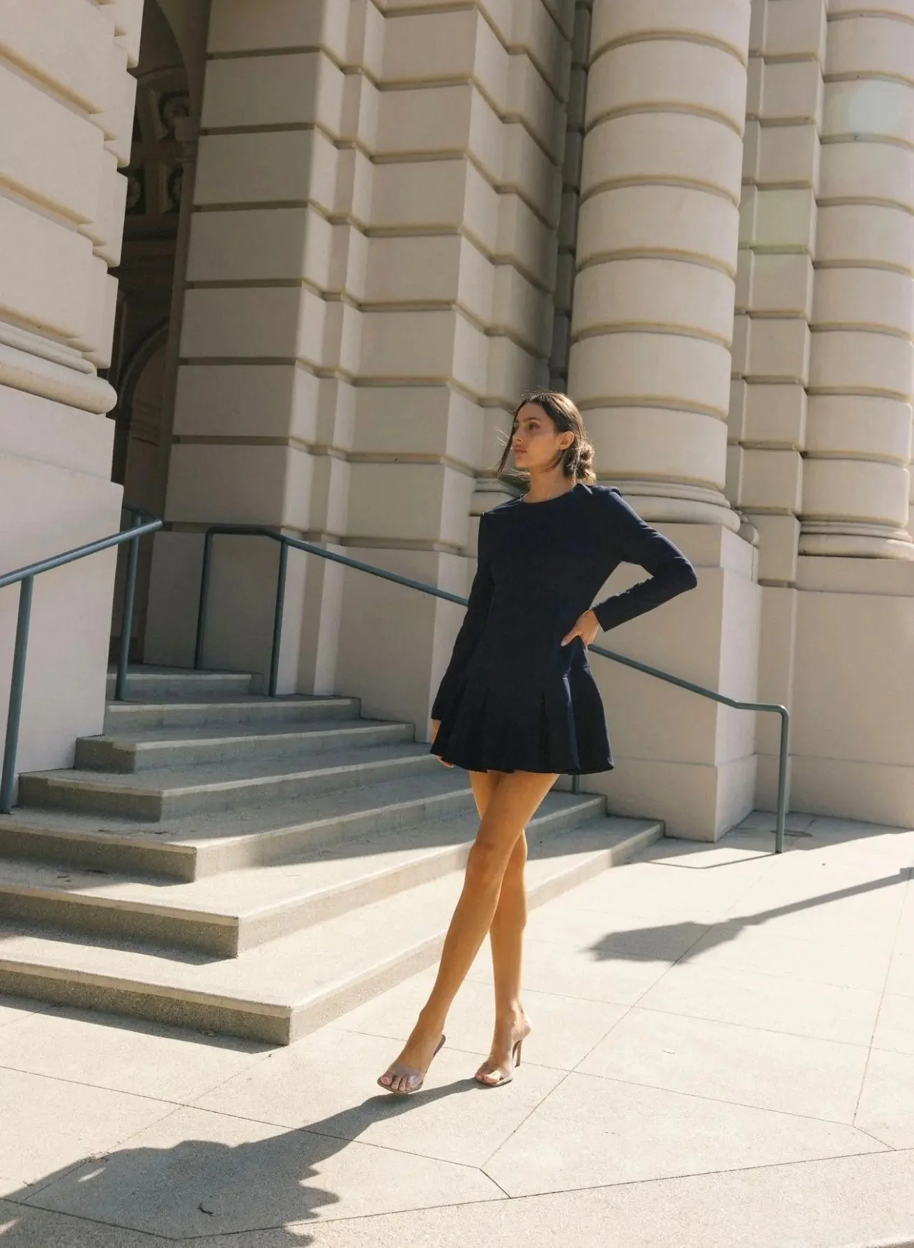 CHERI NAVY DRESS - Image 2