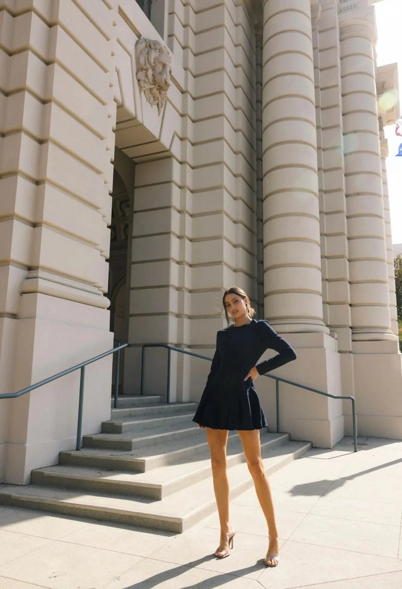 CHERI NAVY DRESS - Image 3