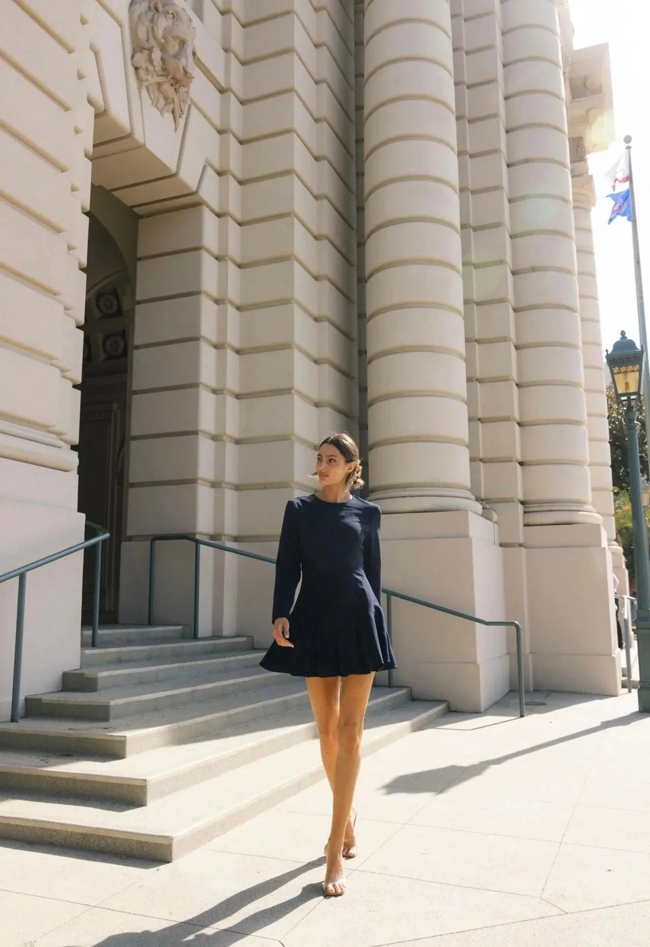 CHERI NAVY DRESS - Image 4
