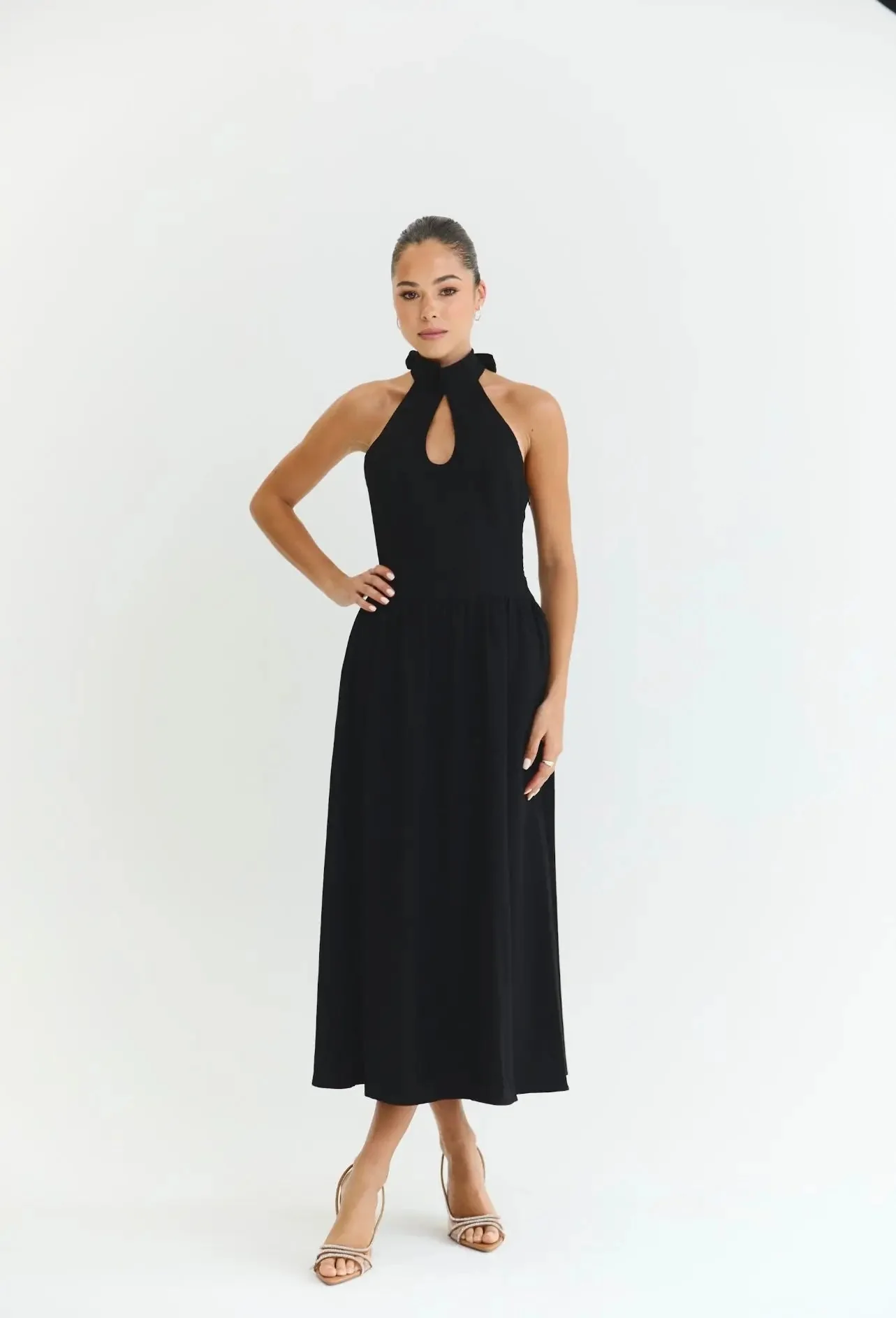 HARPER DRESS BLACK - Image 5