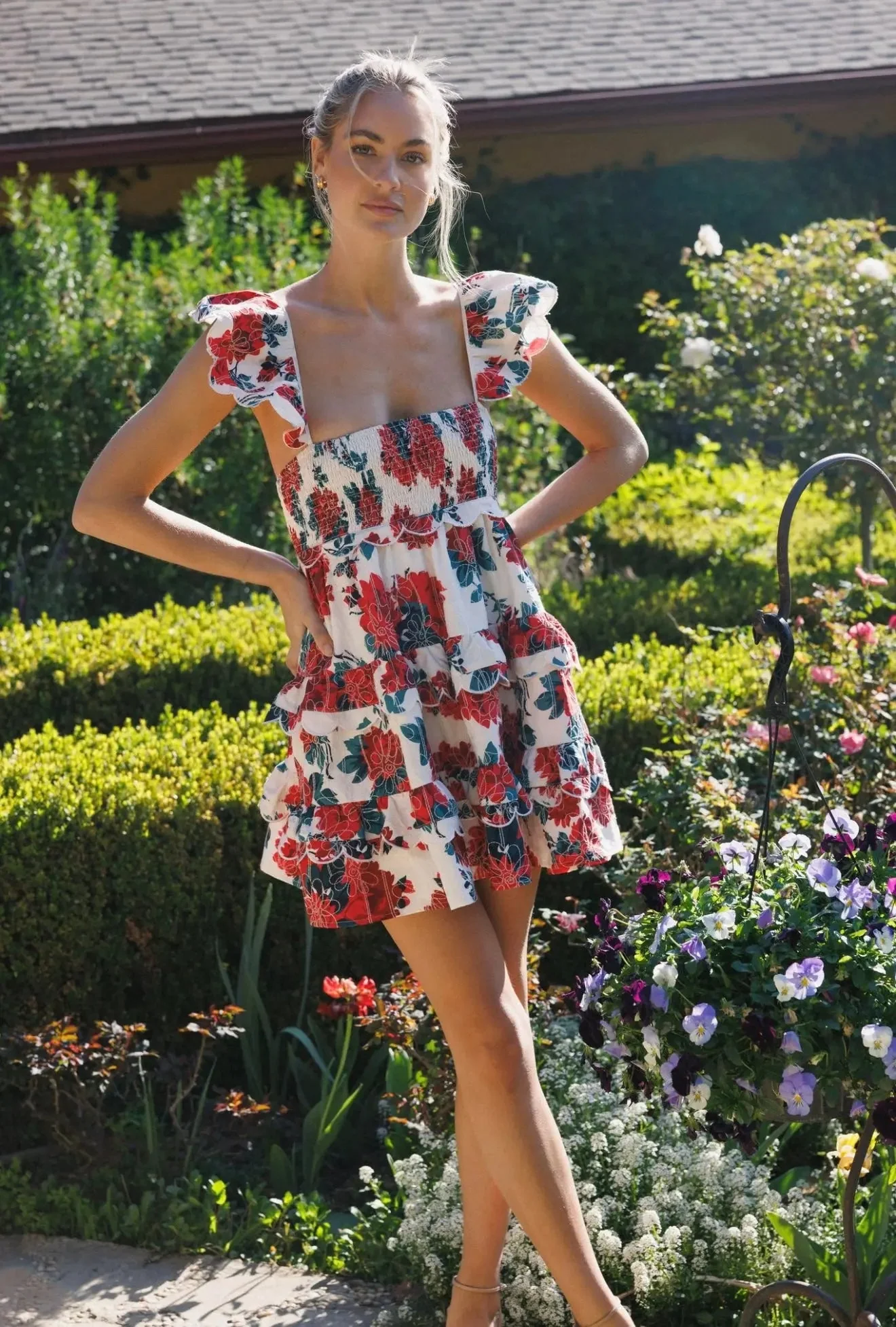 MINI MONACO ROSE DRESS - Image 5