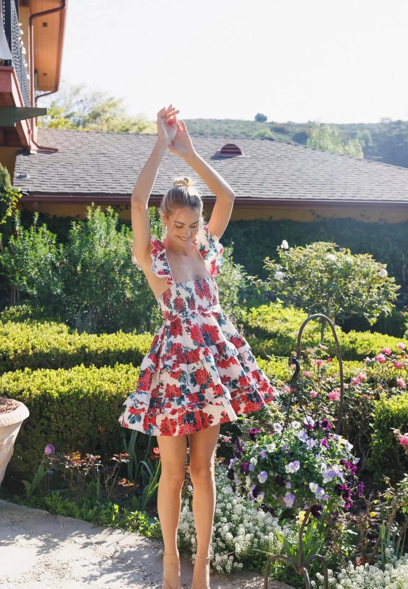 MINI MONACO ROSE DRESS - Image 6