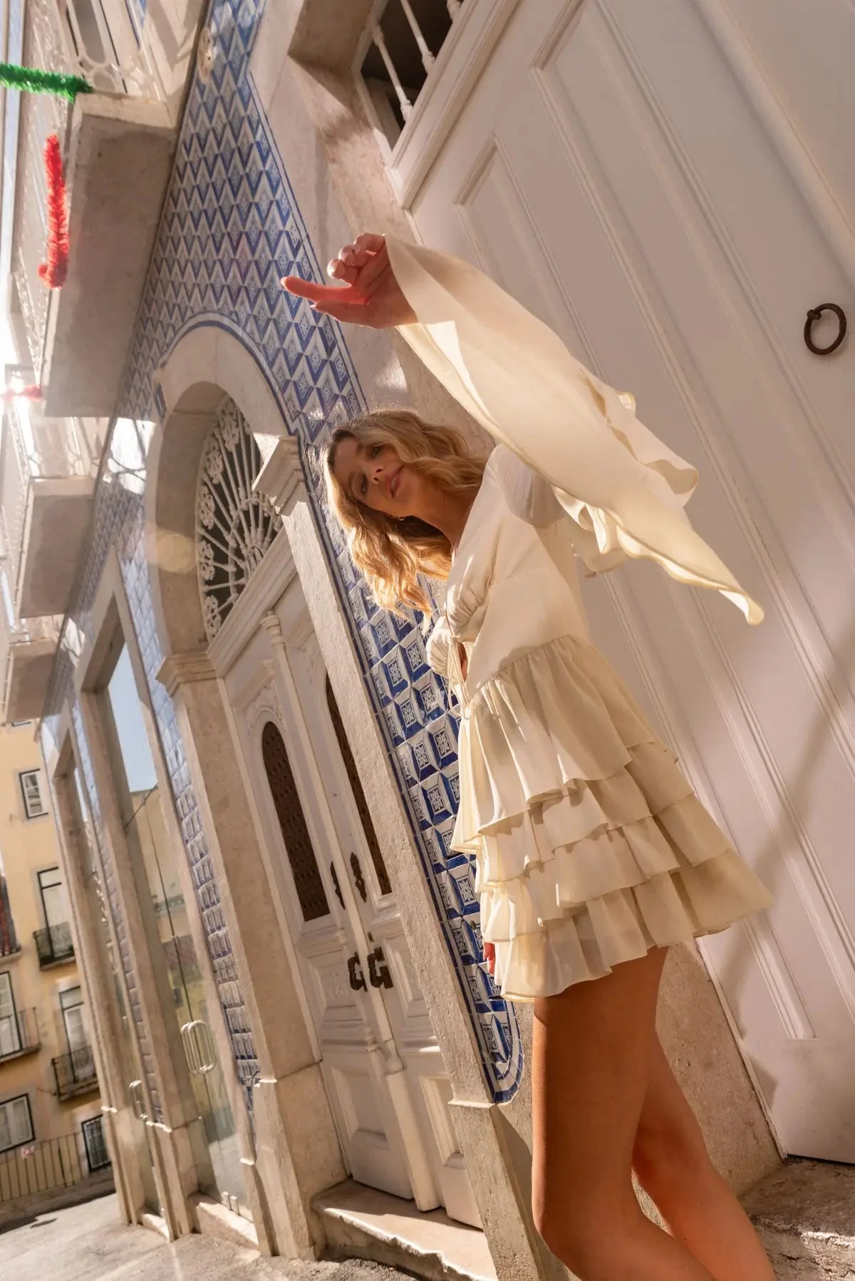 ALB RUFFLE DRESS MINI - Image 9