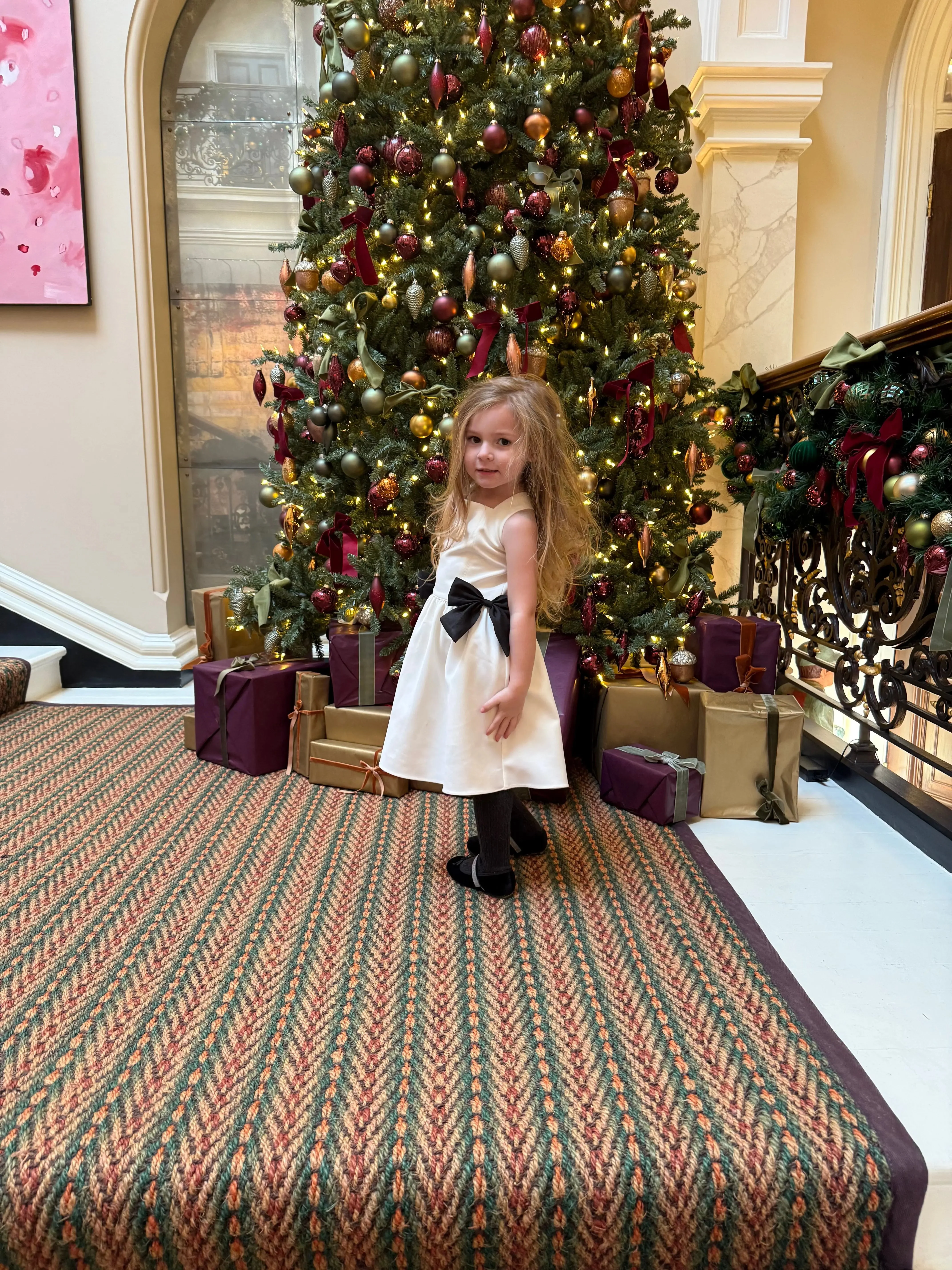 MINI WHITE BOW DRESS - Image 2