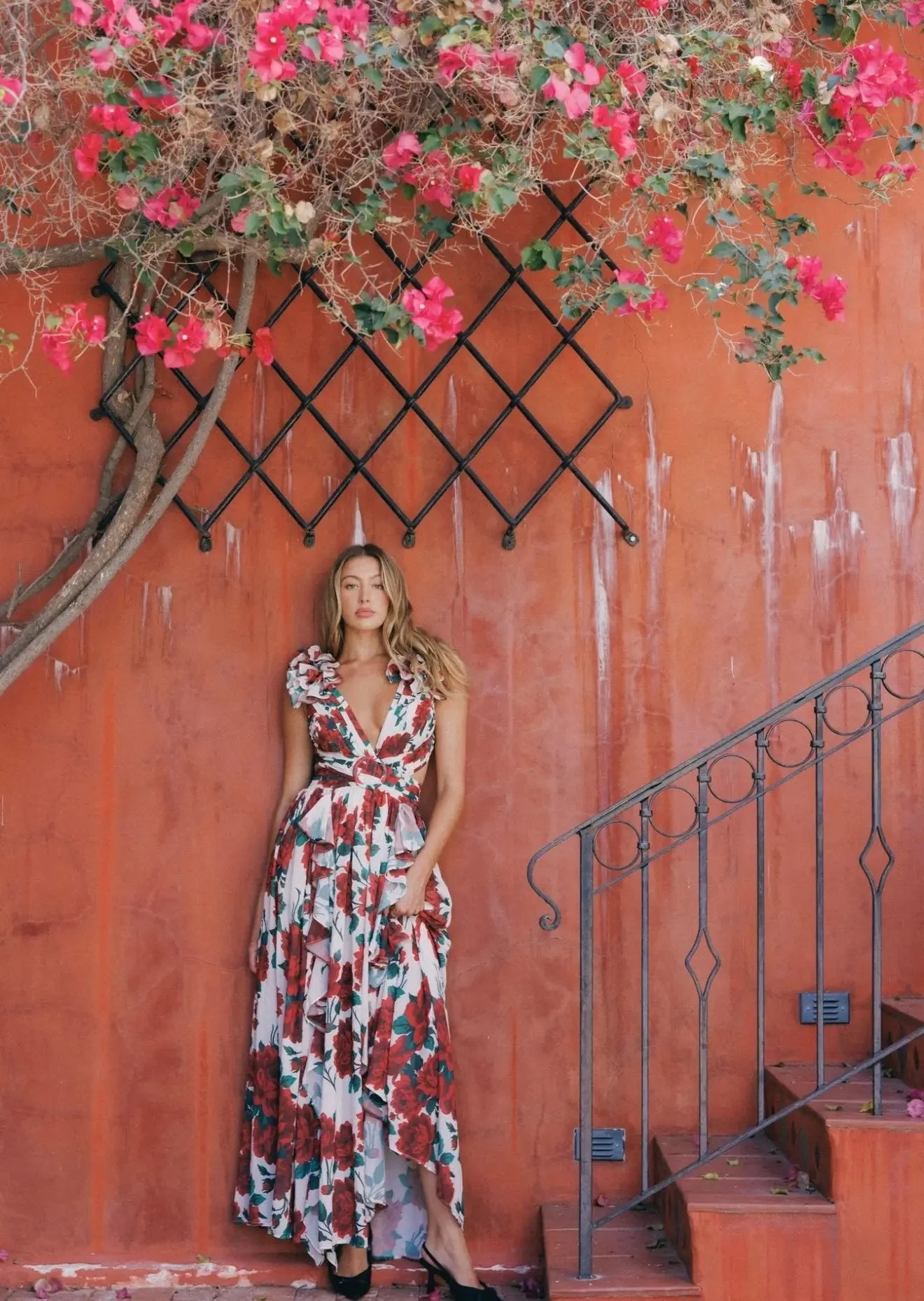 MONACO ROSE CASSINI DRESS - Image 6