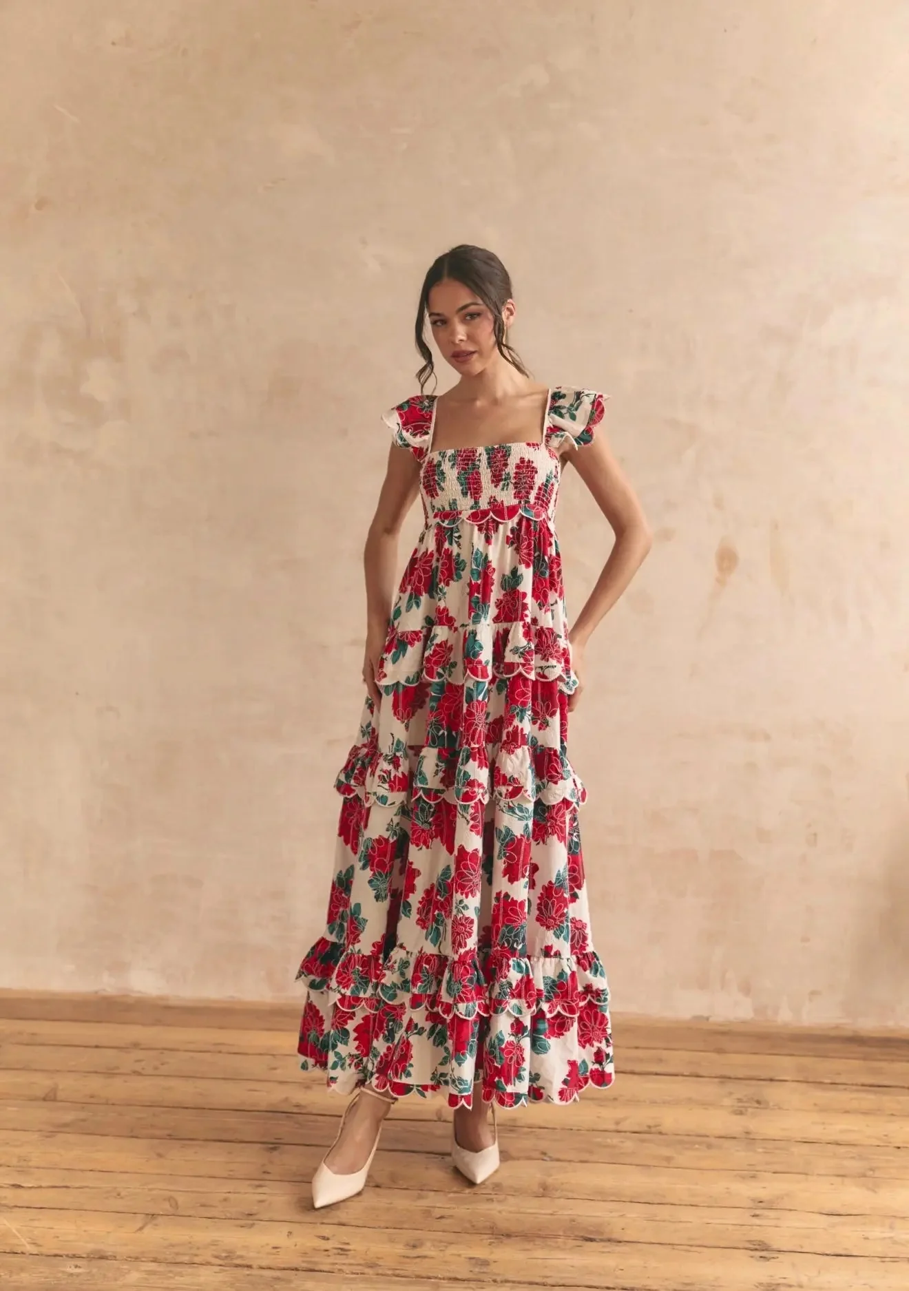 MONACO ROSE MAXI DRESS - Image 10