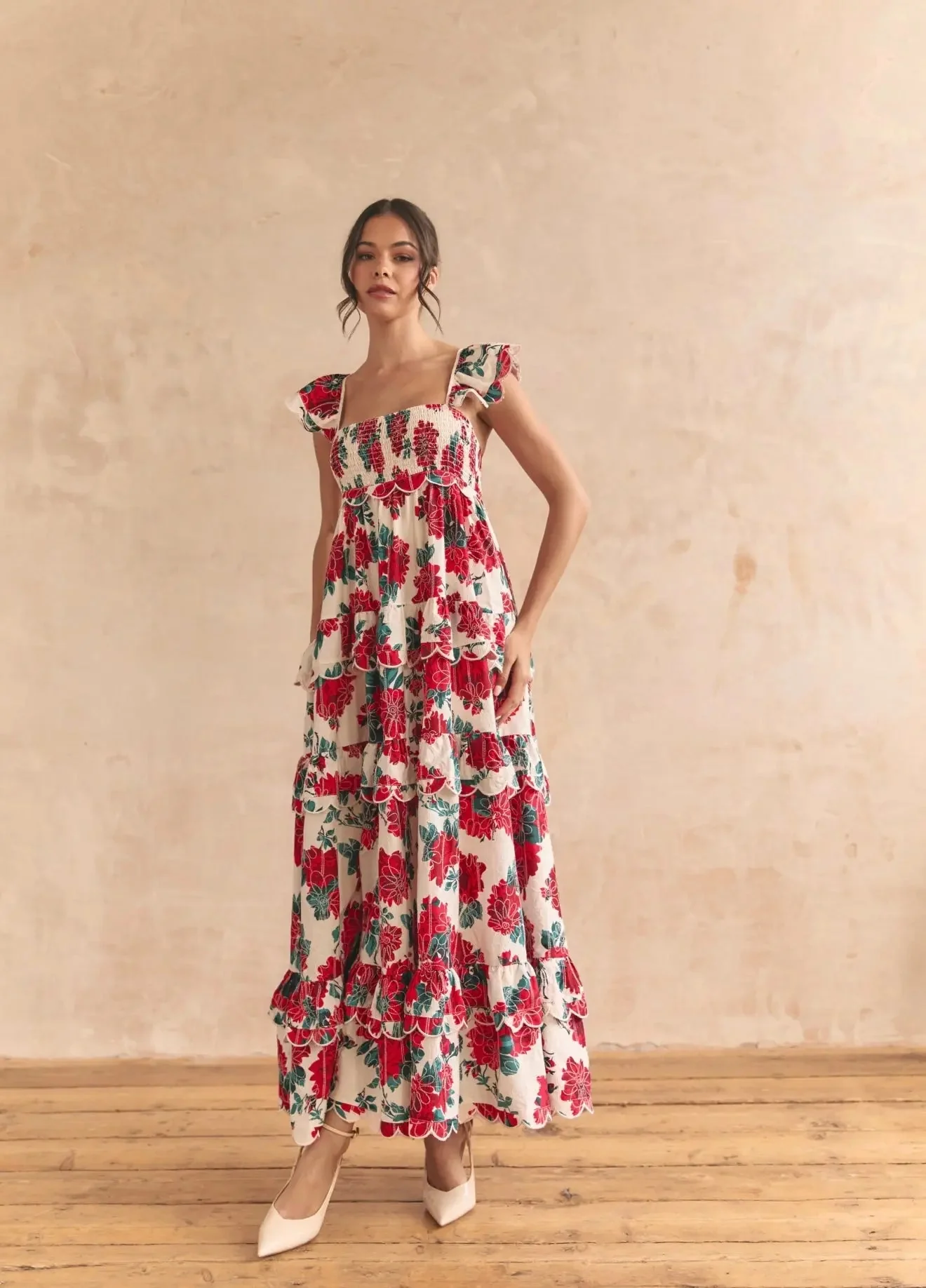 MONACO ROSE MAXI DRESS - Image 11