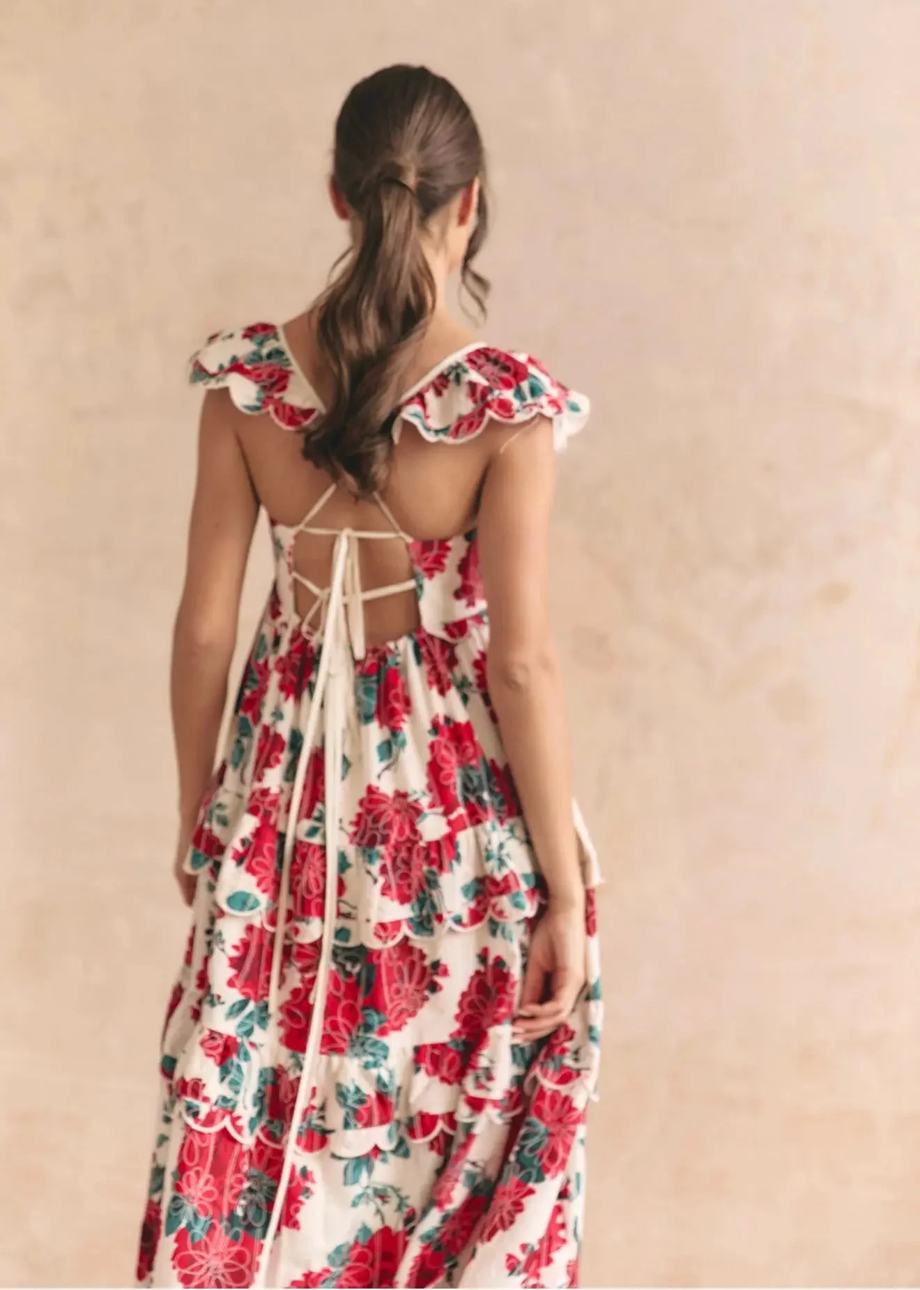 MONACO ROSE MAXI DRESS - Image 3