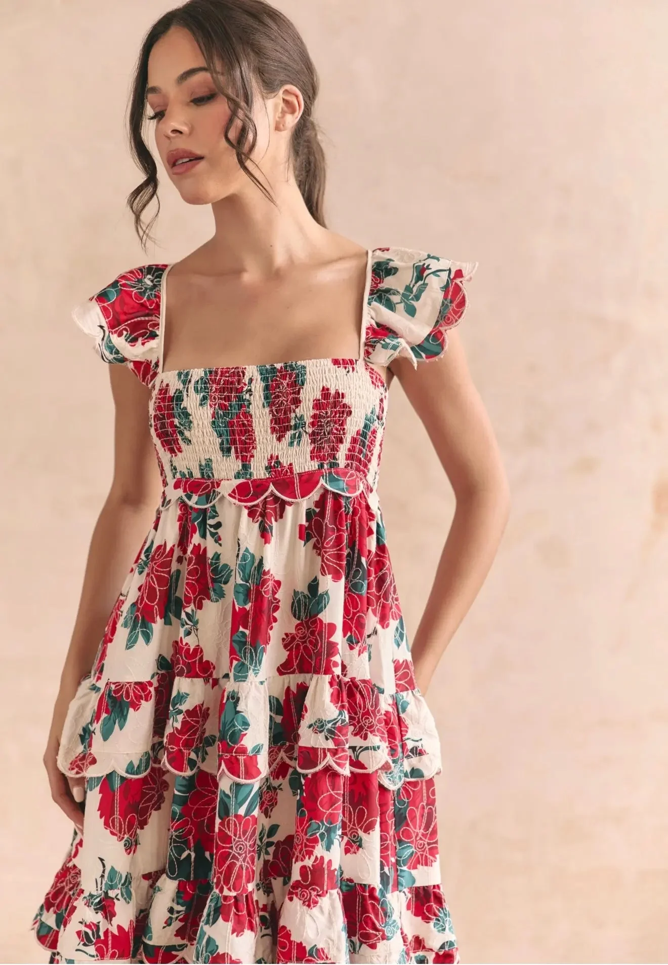 MONACO ROSE MAXI DRESS - Image 5