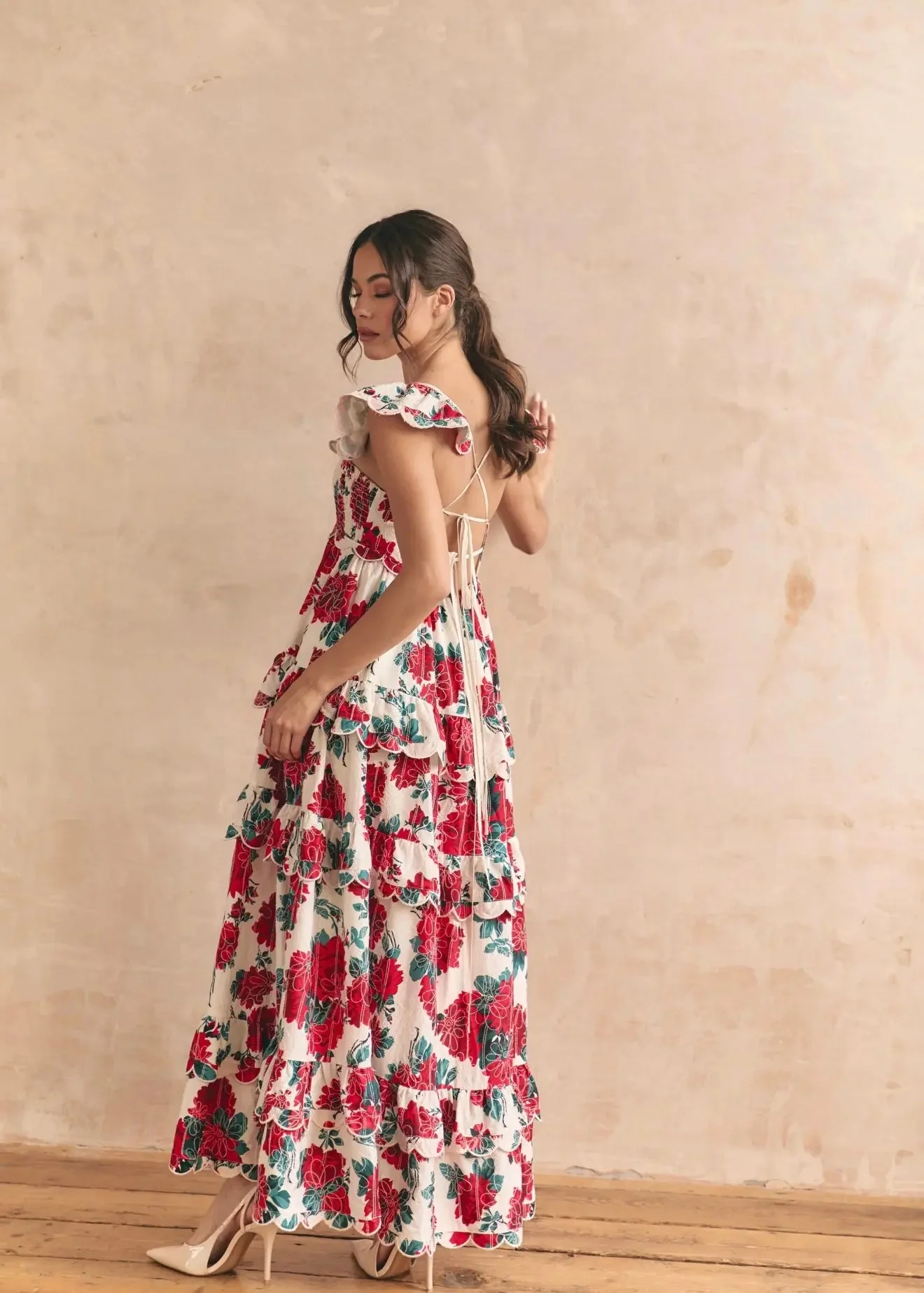 MONACO ROSE MAXI DRESS - Image 6