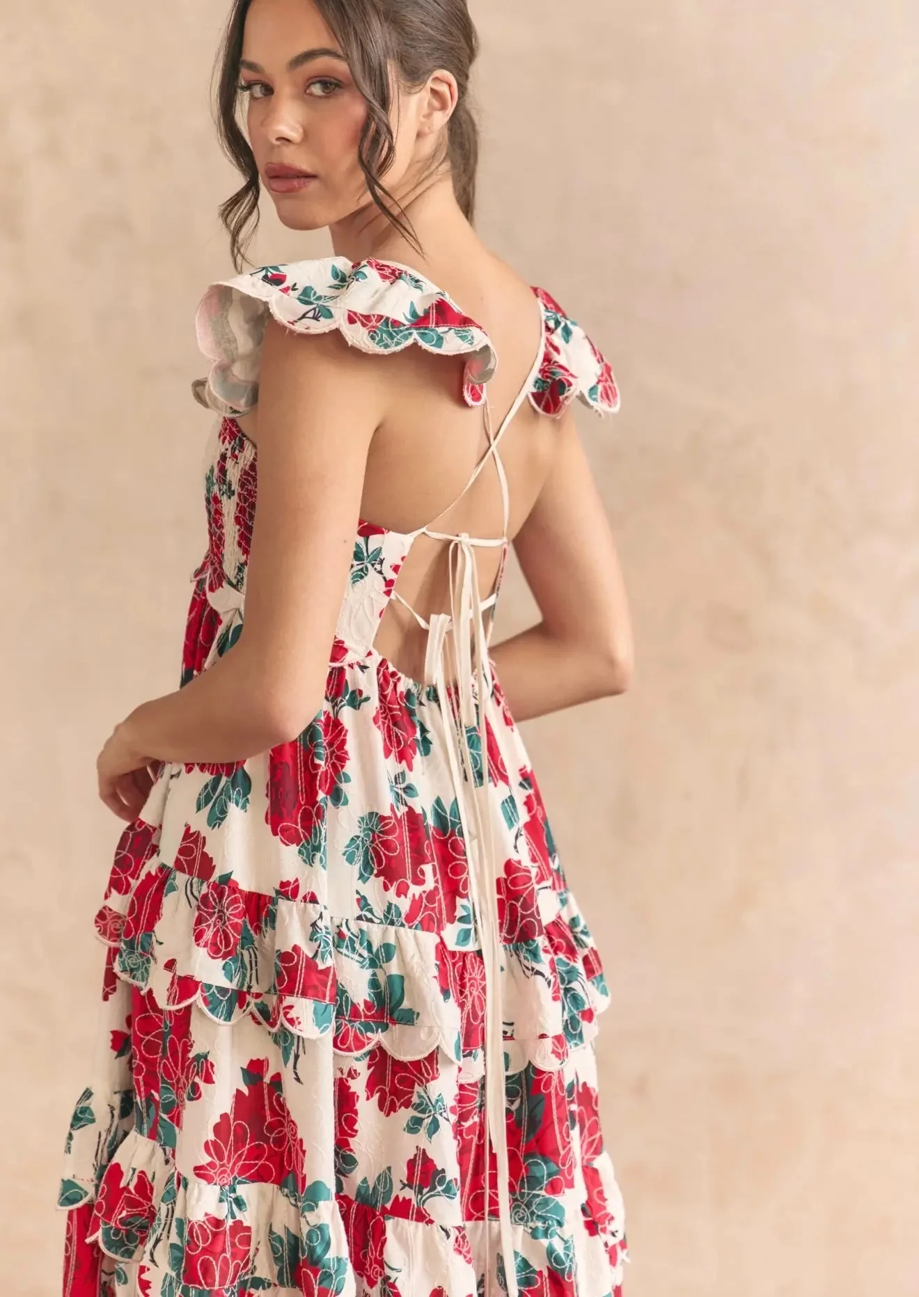 MONACO ROSE MAXI DRESS - Image 7