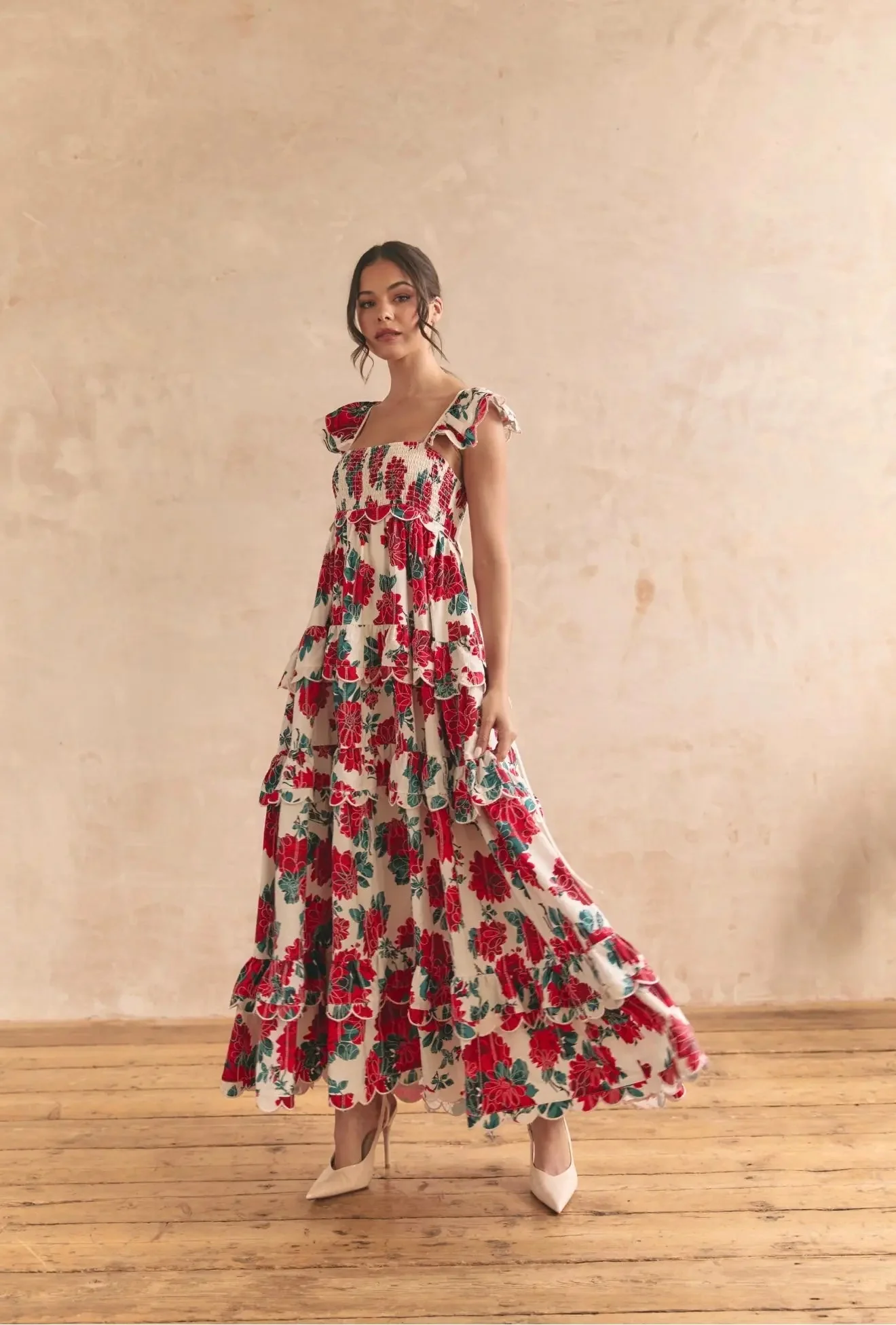 MONACO ROSE MAXI DRESS - Image 8