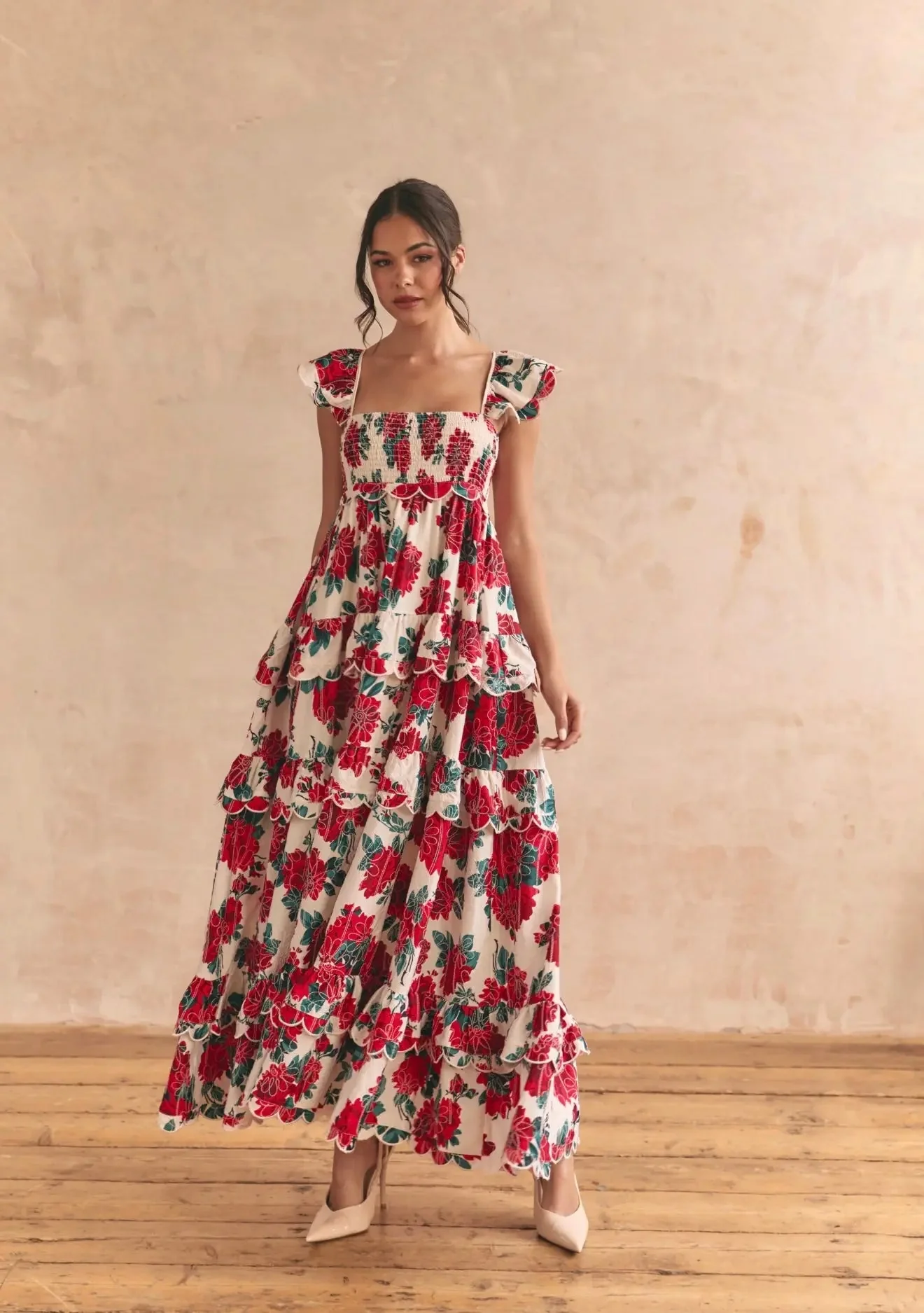 MONACO ROSE MAXI DRESS - Image 9