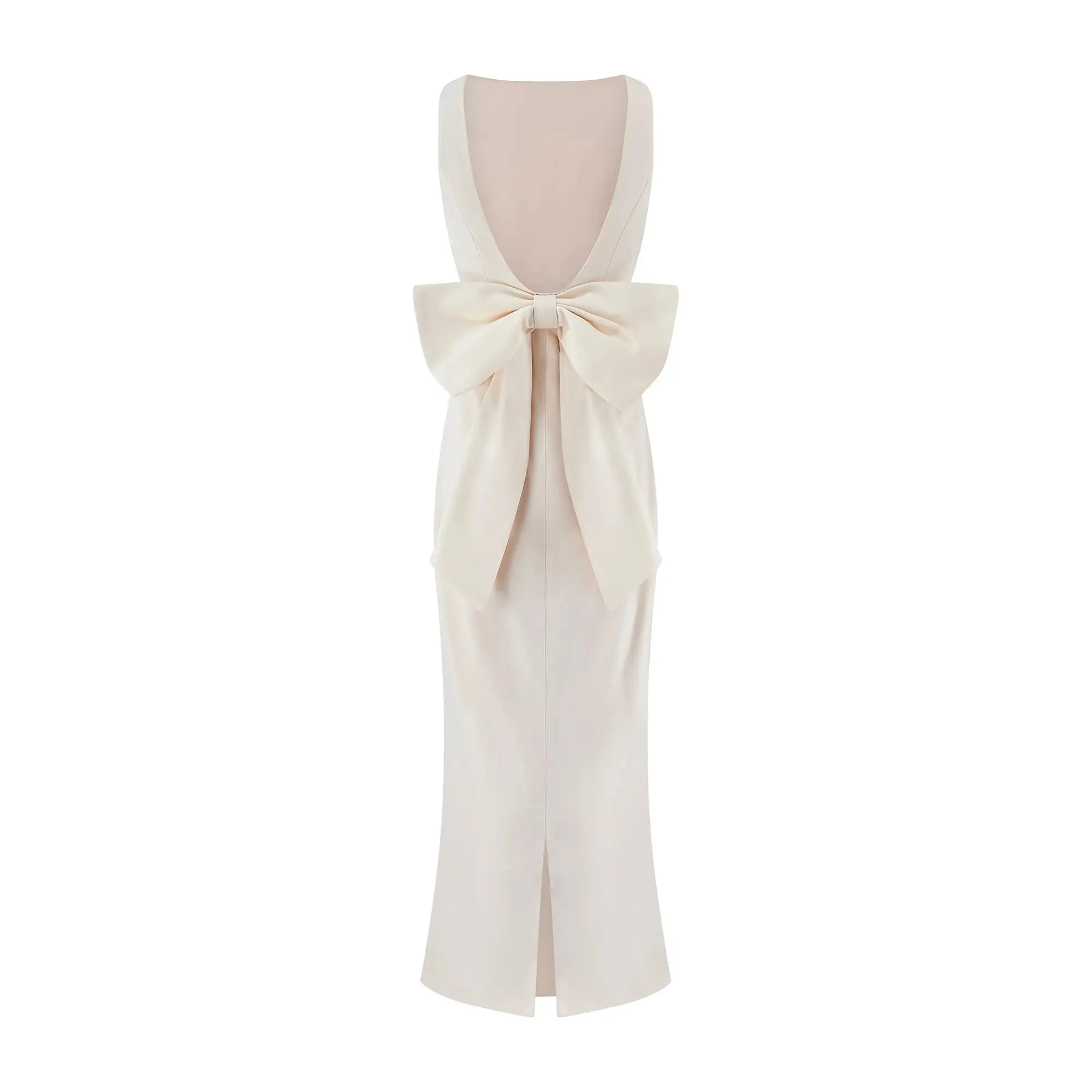 BOW MAXI DRESS ROSE - Image 13