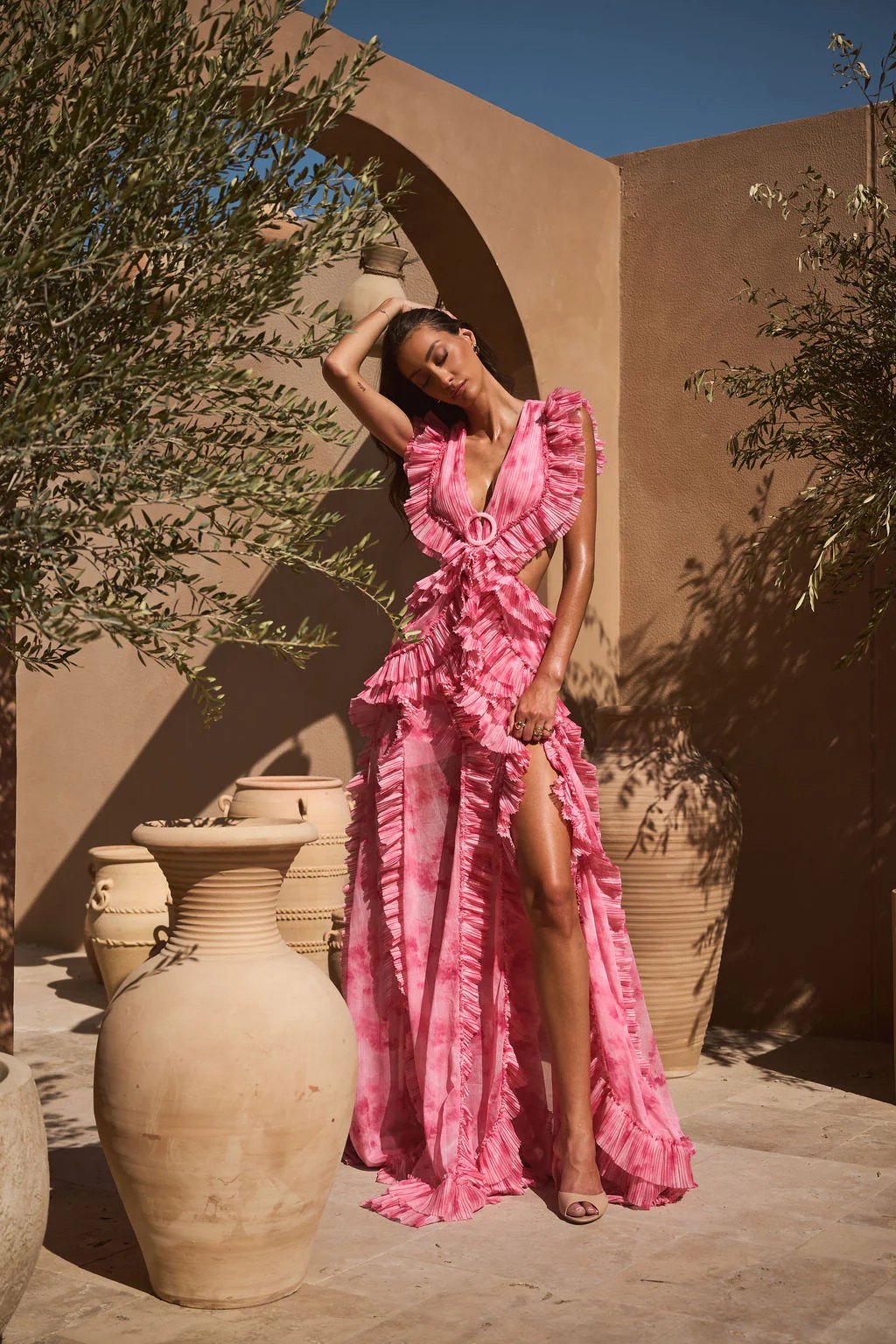 CASSINI ROSE WATER DRESS - Image 12