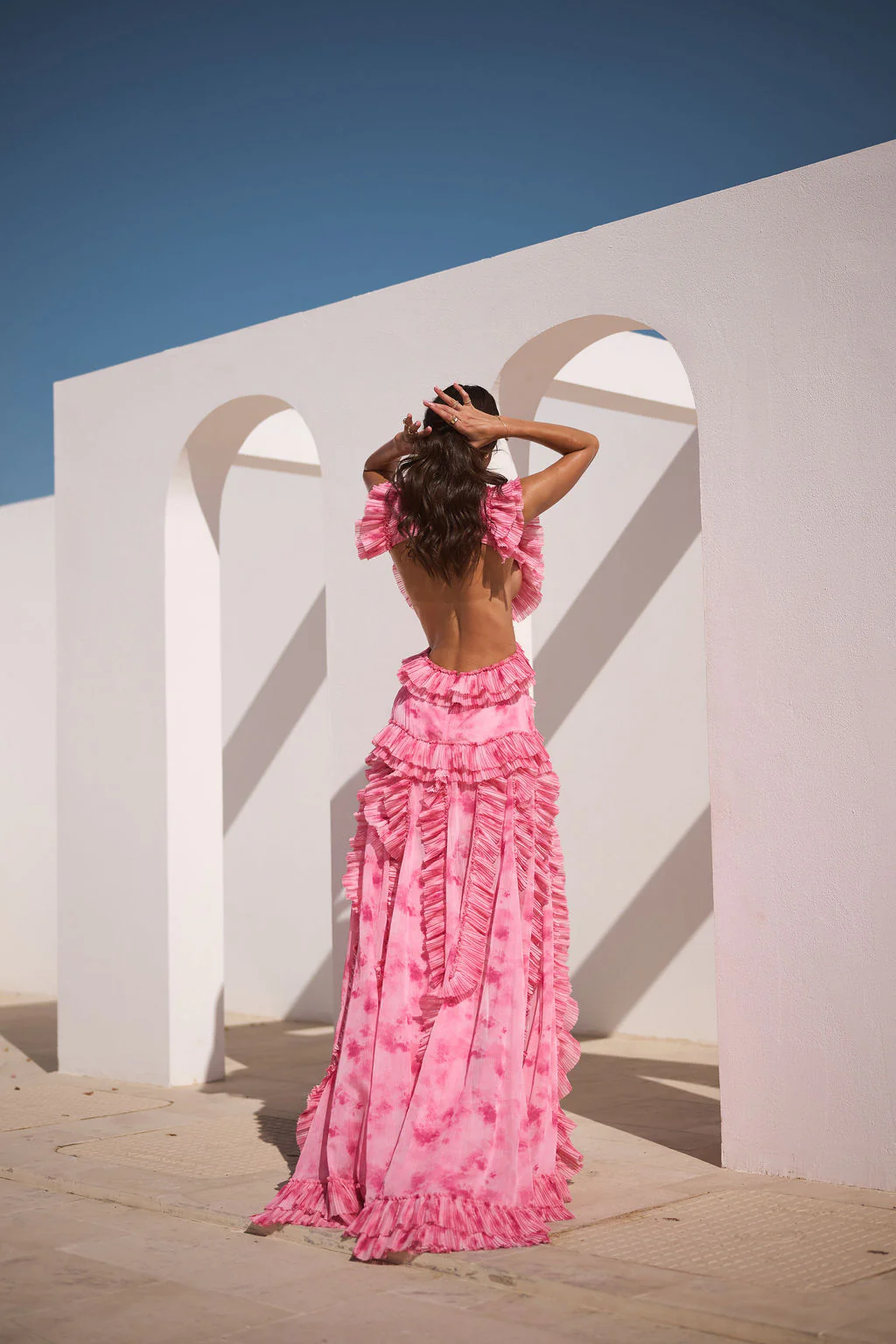 CASSINI ROSE WATER DRESS - Image 4
