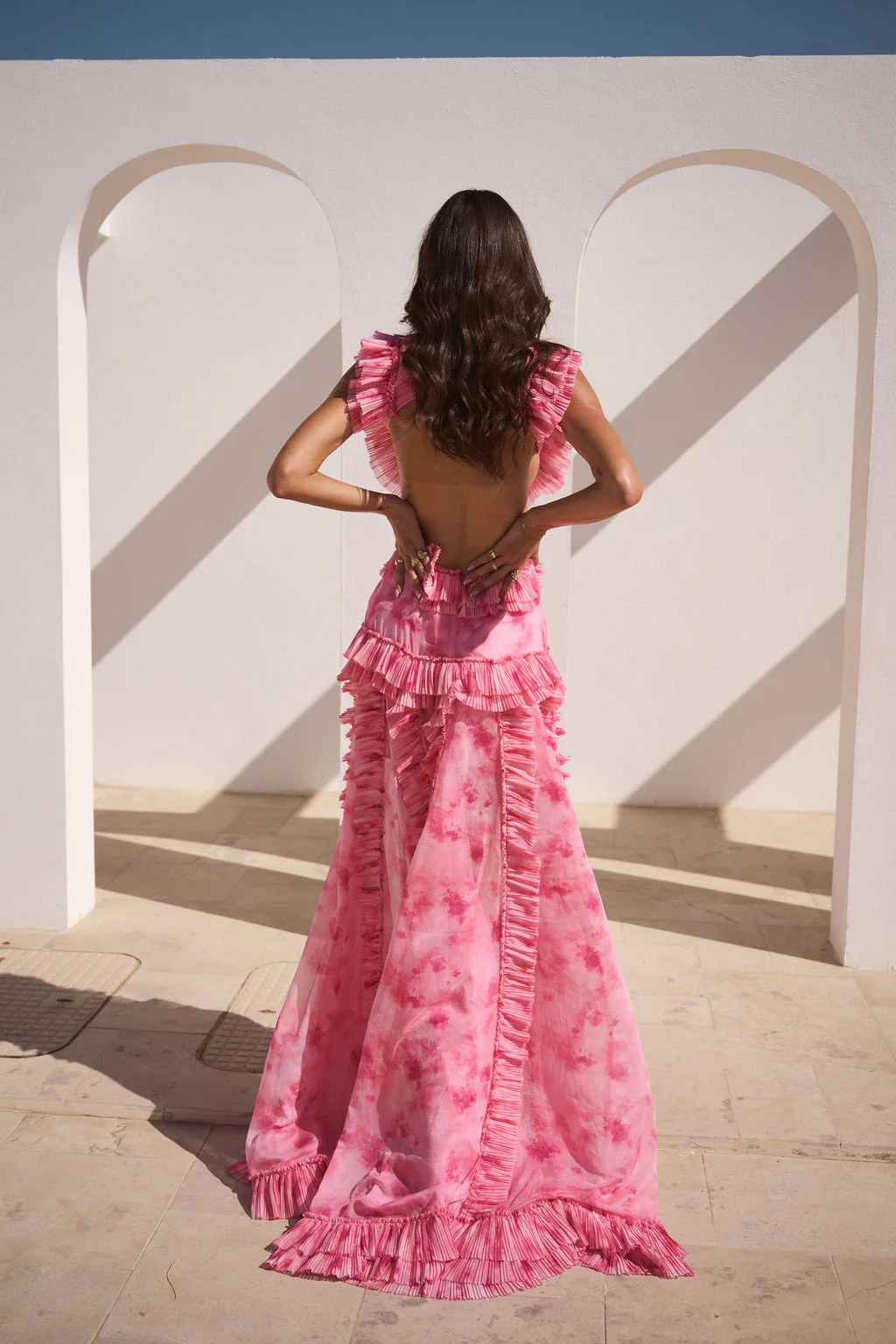 CASSINI ROSE WATER DRESS - Image 5