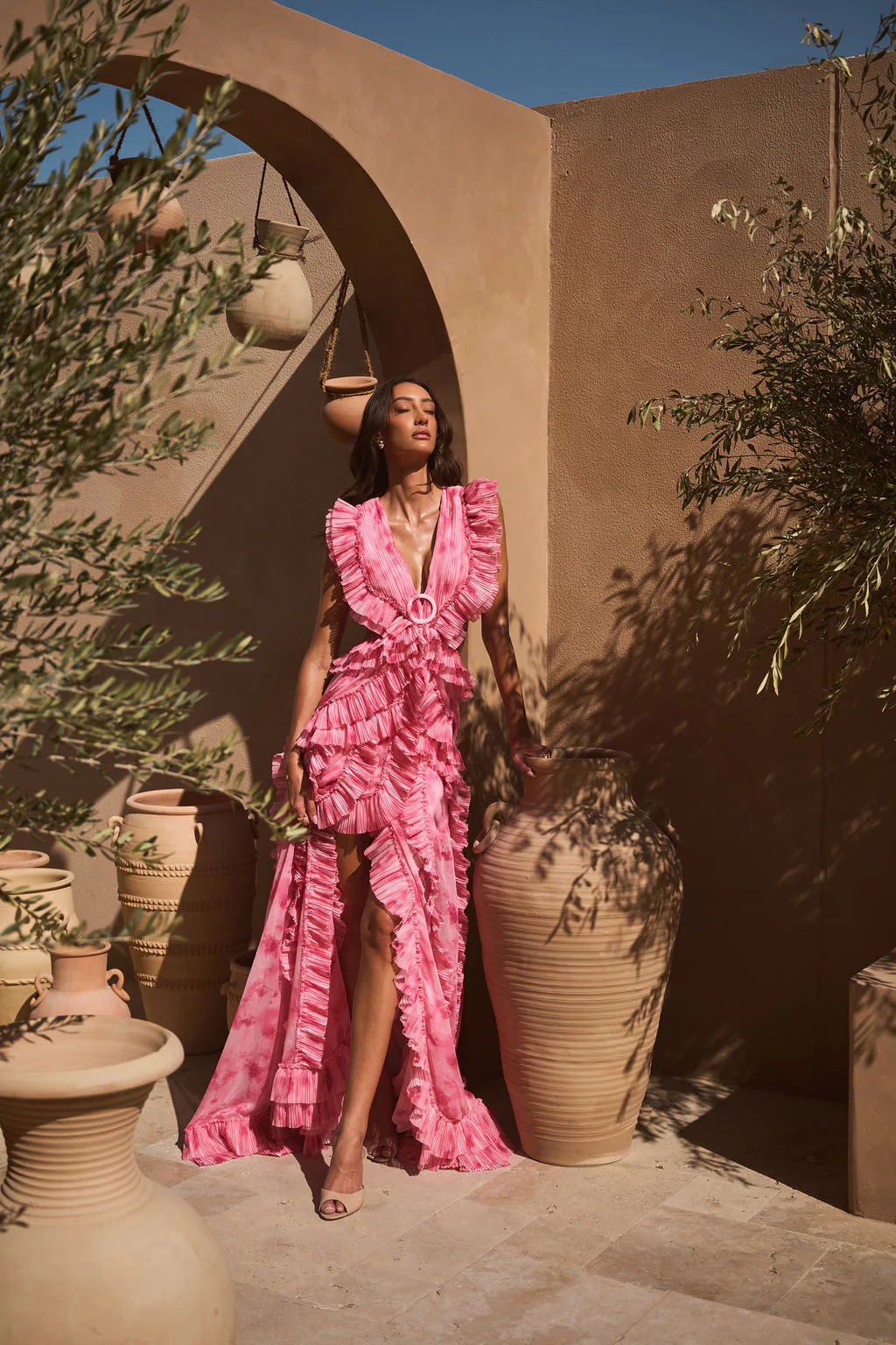 CASSINI ROSE WATER DRESS - Image 6