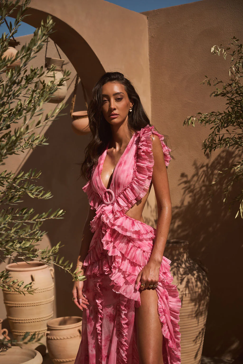 CASSINI ROSE WATER DRESS - Image 9