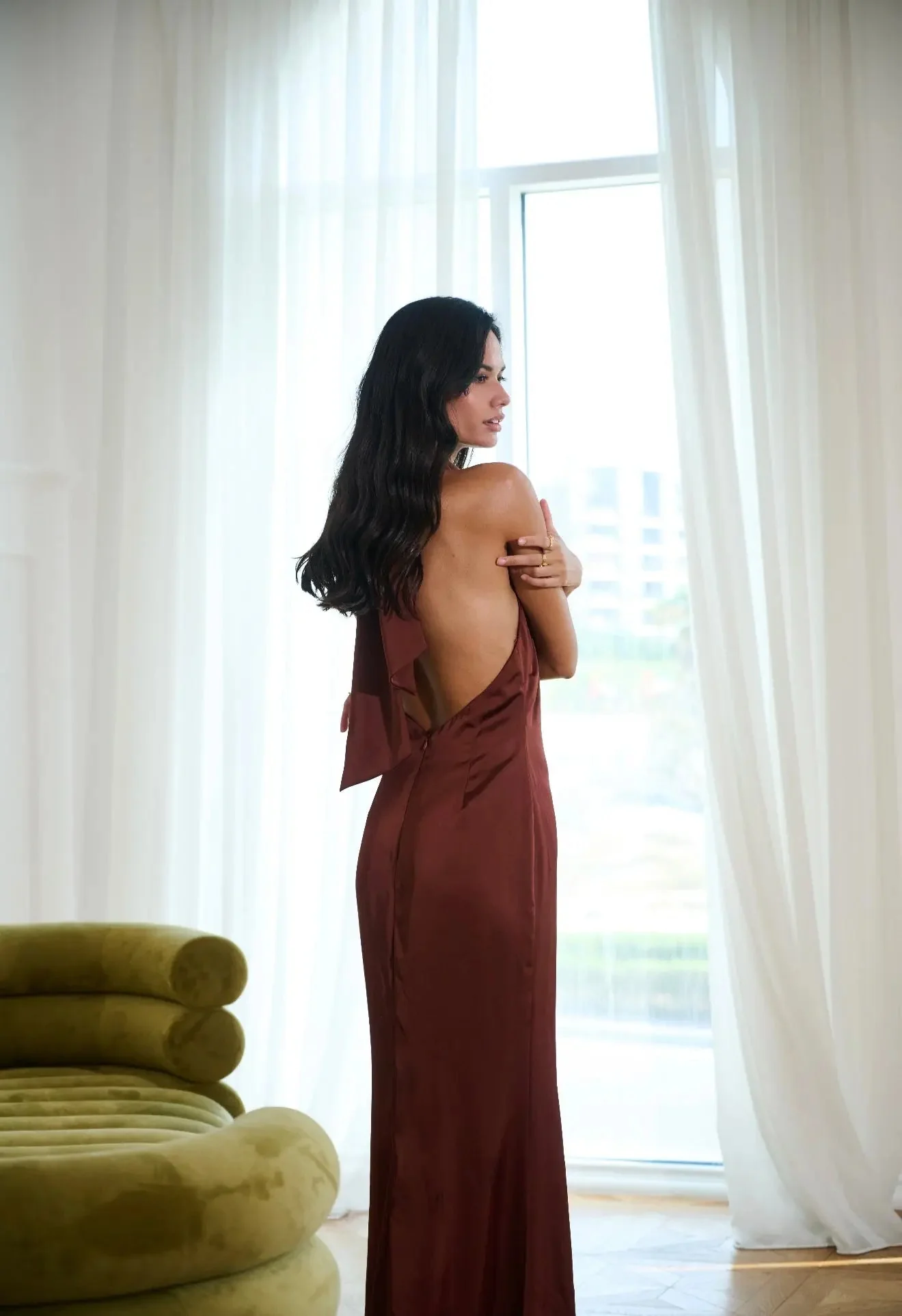 ROSIE HALTER NECK DRESS - Image 8