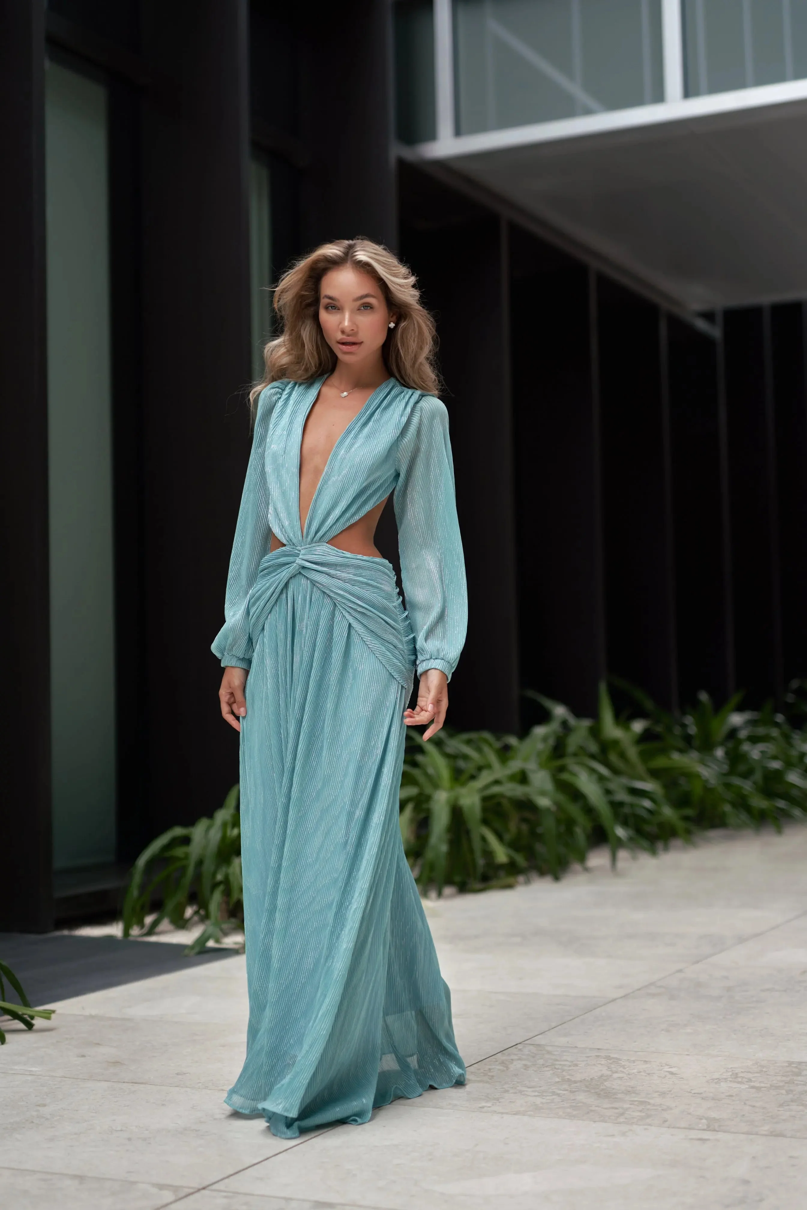 GODDESS DRESS BLUE