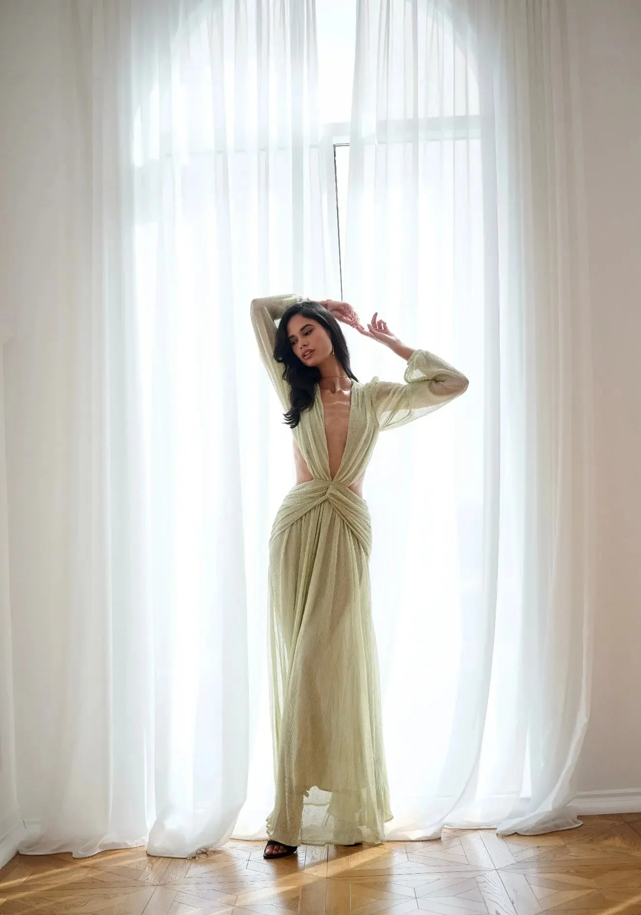 GODDESS DRESS GREEN - Image 8