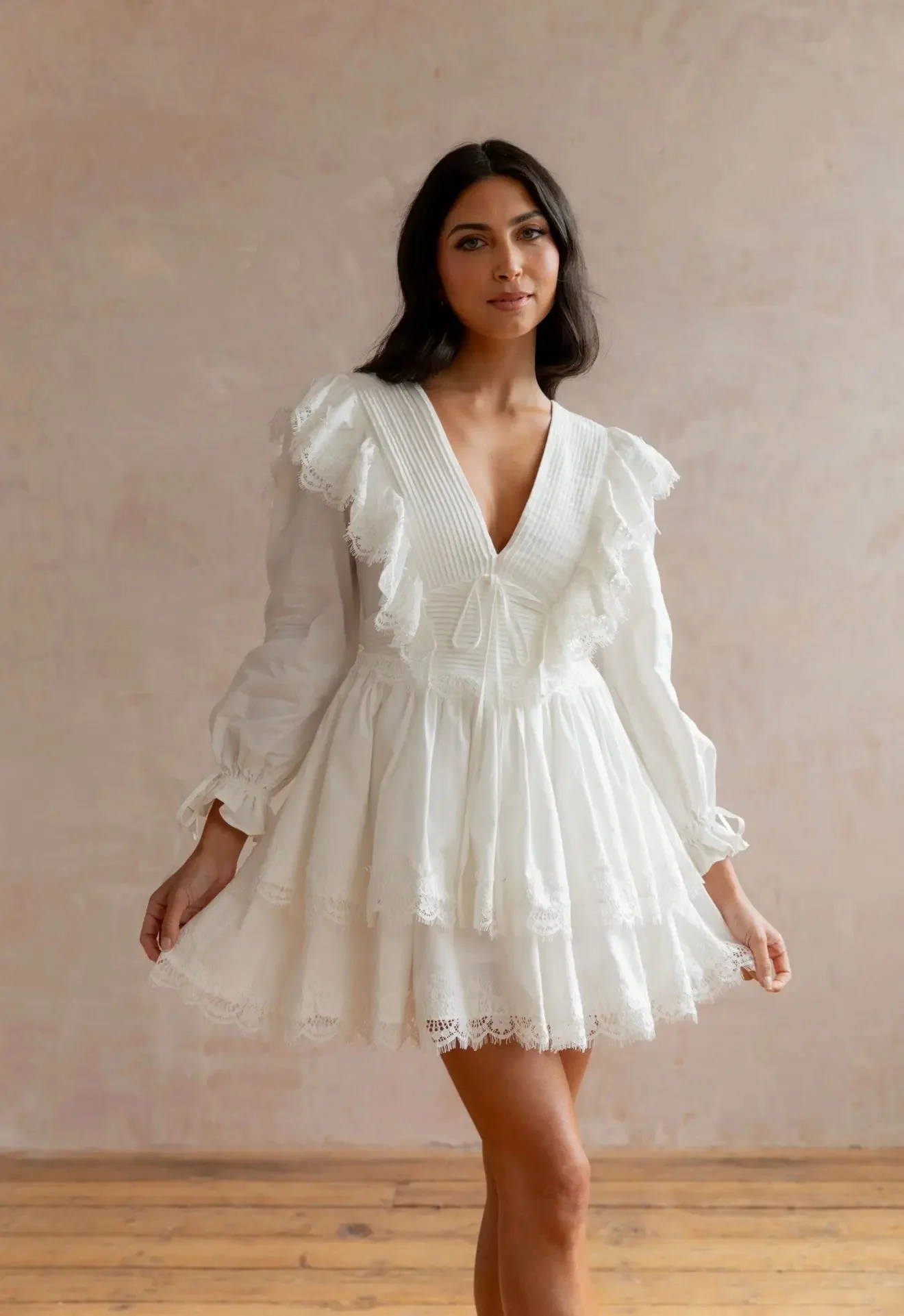 WHITE BLOSSOM DRESS - Image 4