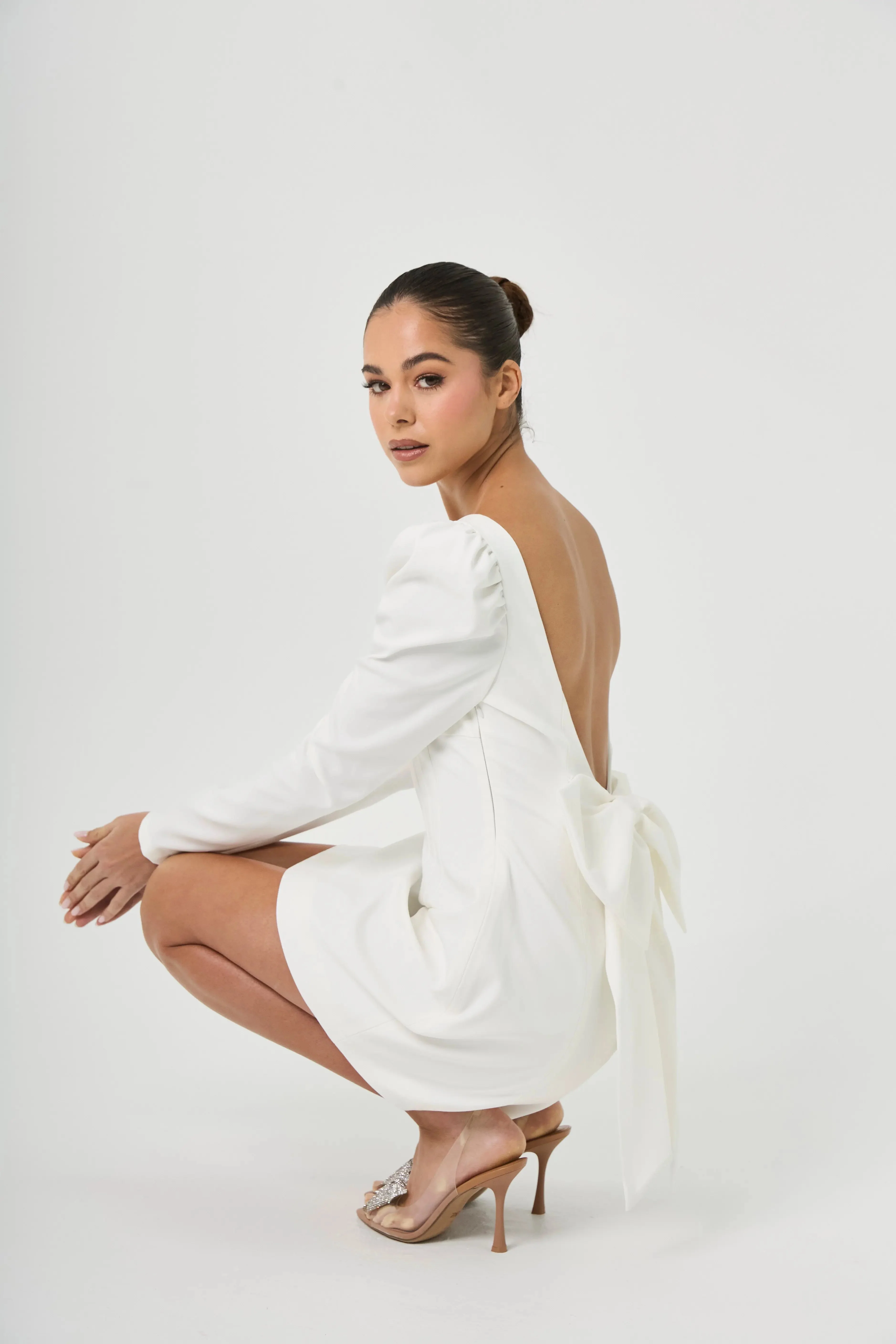 BOW DRESS WHITE — ROUGE COLLECTION - Image 7